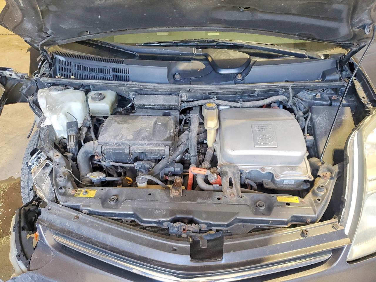2009 Toyota Prius Base Gray vin: JTDKB20U993498678