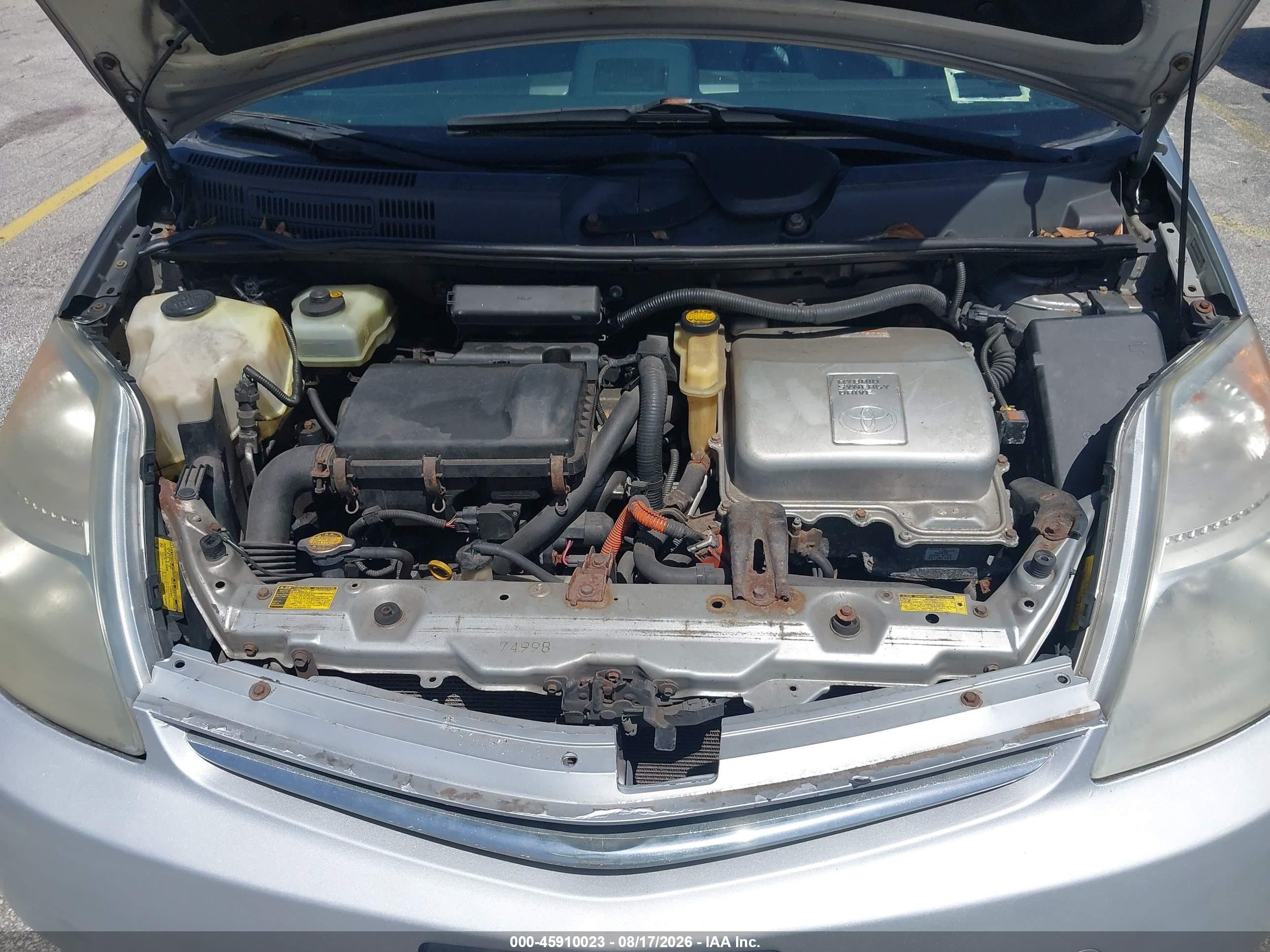 2009 Toyota Prius   Серебряный vin: JTDKB20U993502163