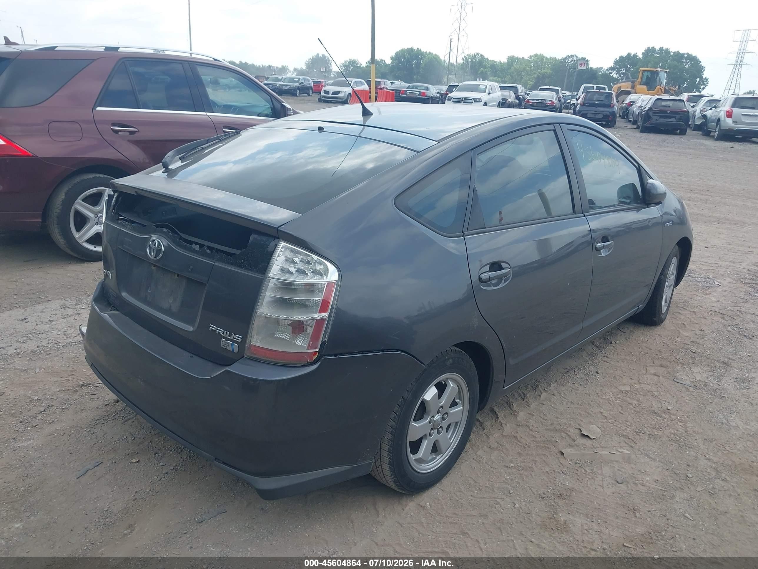 2009 Toyota Prius   Gray vin: JTDKB20U993503815