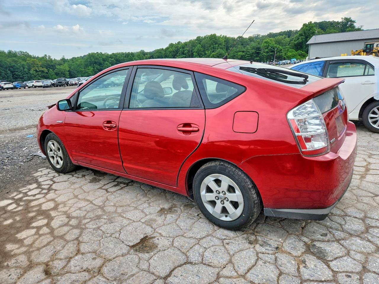 2009 Toyota Prius Base Красный vin: JTDKB20U993529279