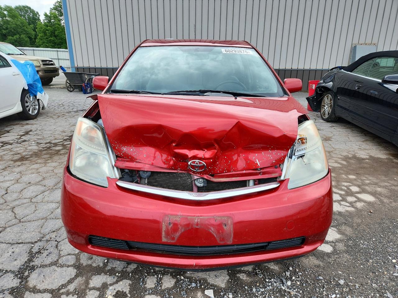 2009 Toyota Prius Base Красный vin: JTDKB20U993529279