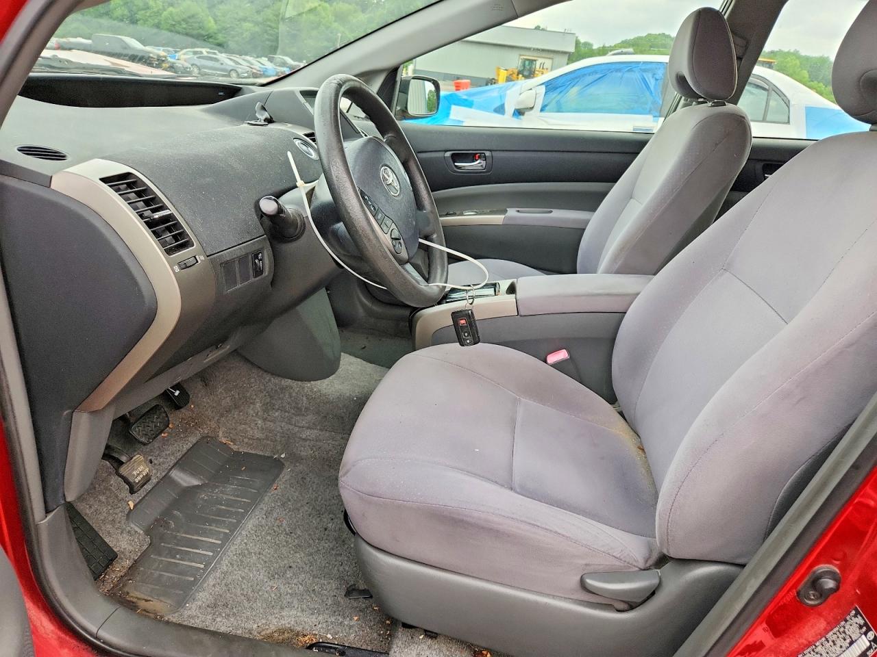 2009 Toyota Prius Base Красный vin: JTDKB20U993529279