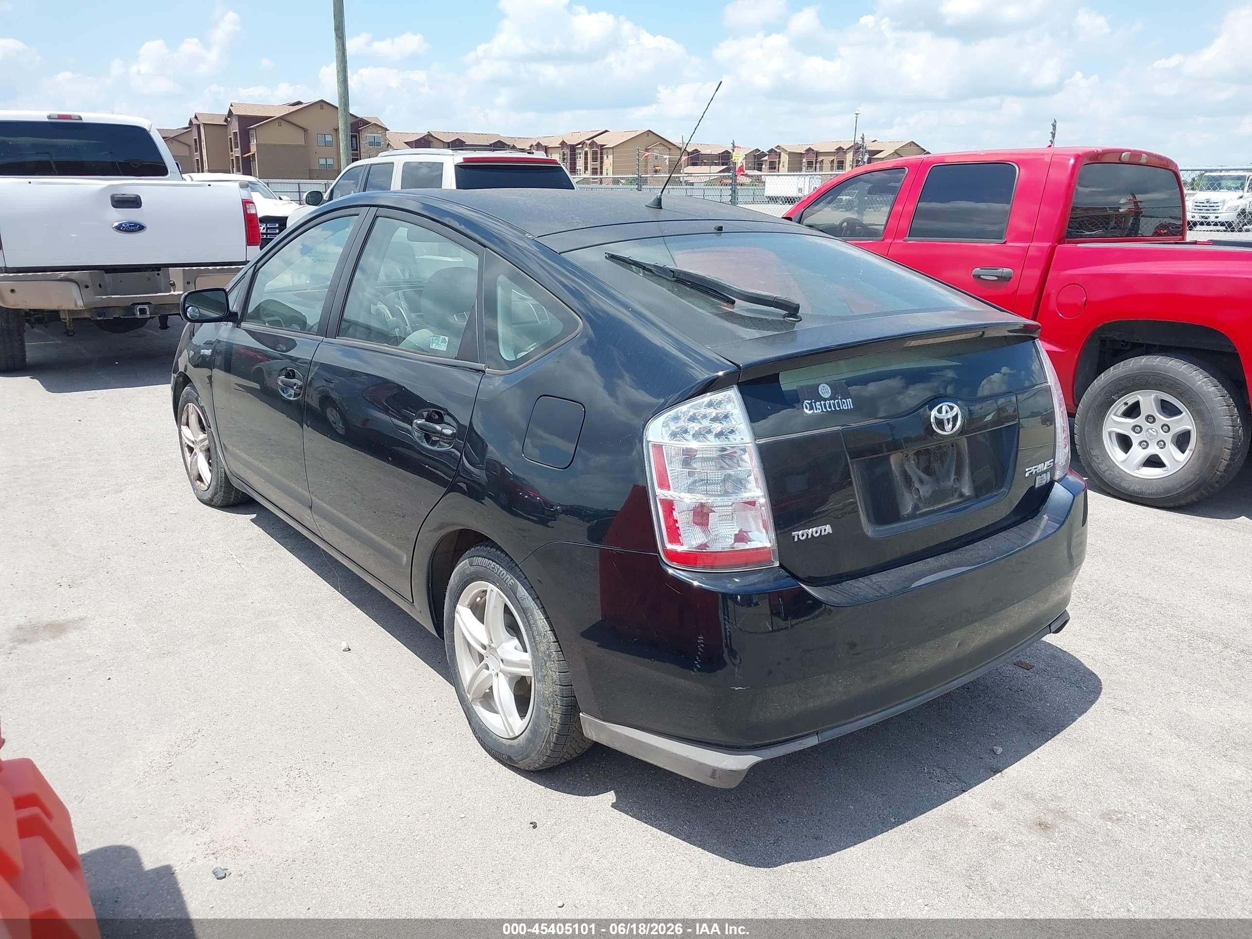 2009 Toyota Prius Black vin: JTDKB20U997820227