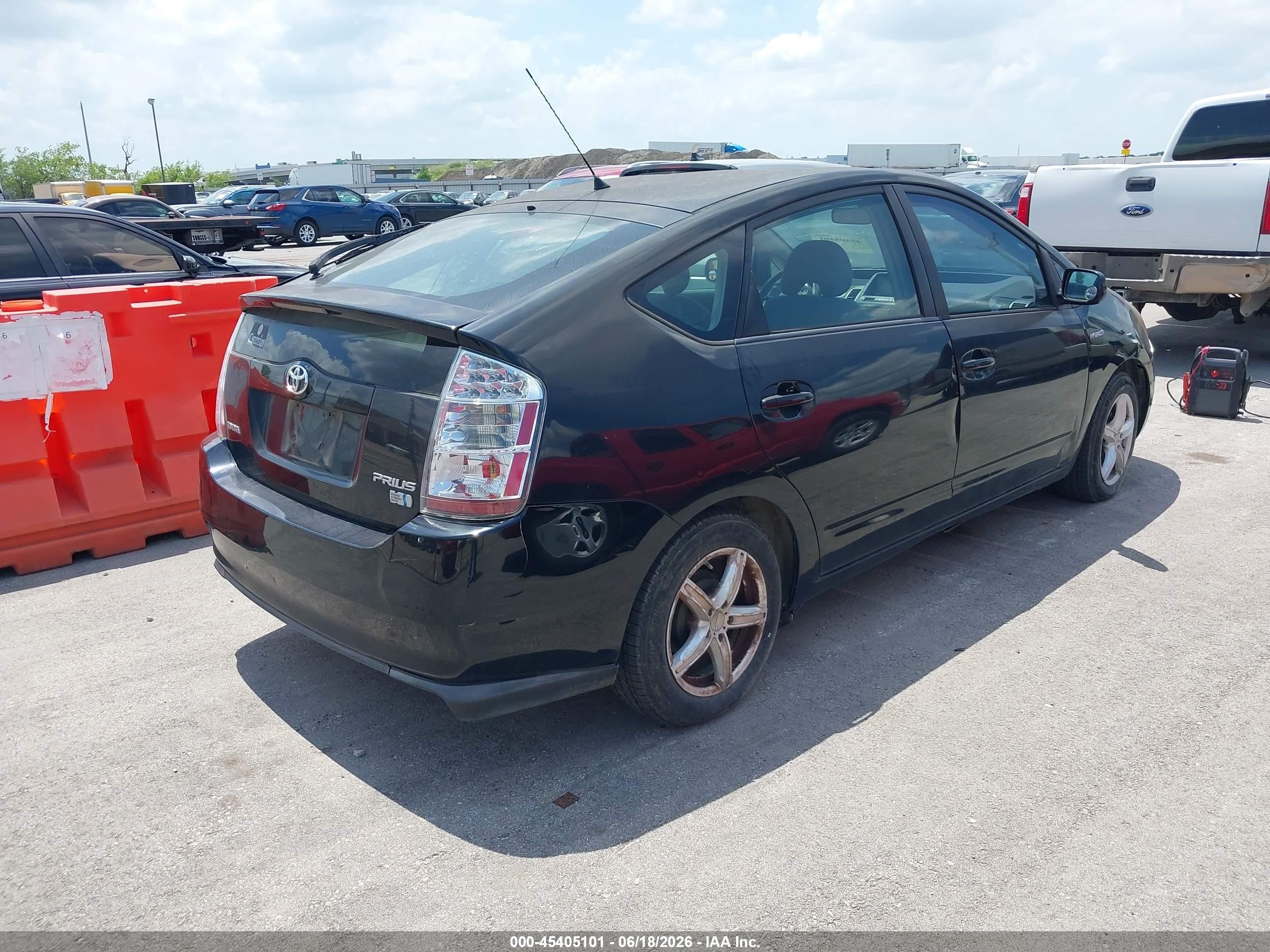 2009 Toyota Prius Black vin: JTDKB20U997820227