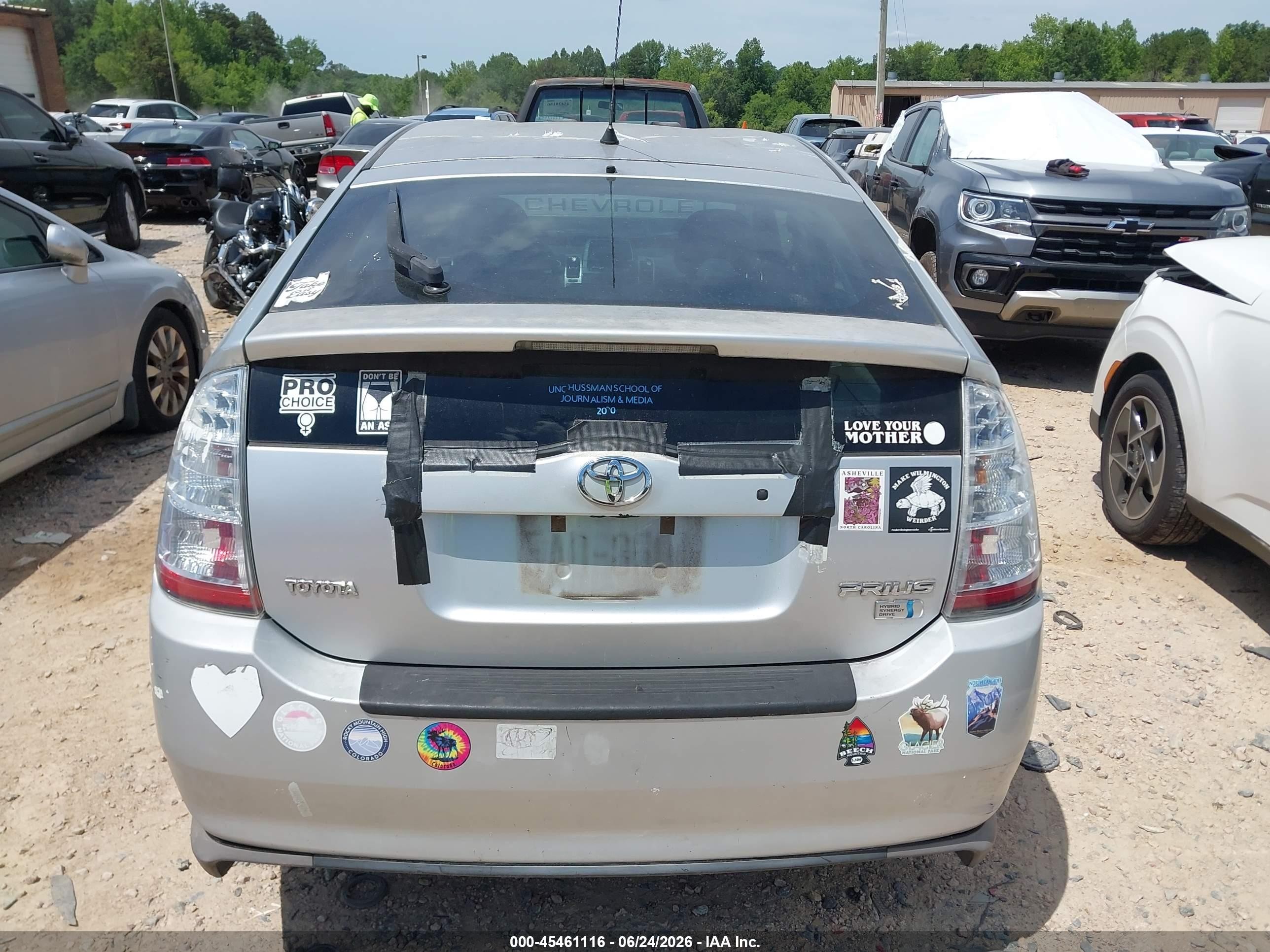 2009 Toyota Prius   Silver vin: JTDKB20U997833883