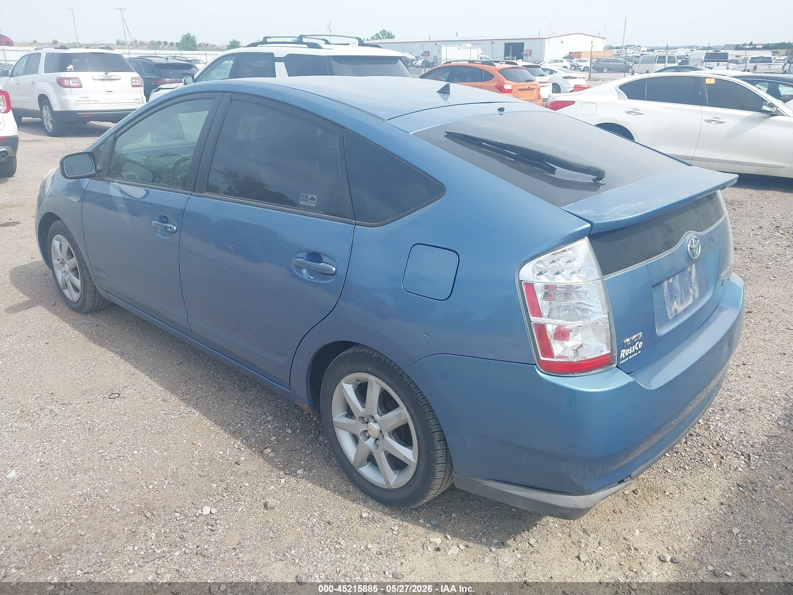 2009 Toyota Prius Touring Light Blue vin: JTDKB20U997836167