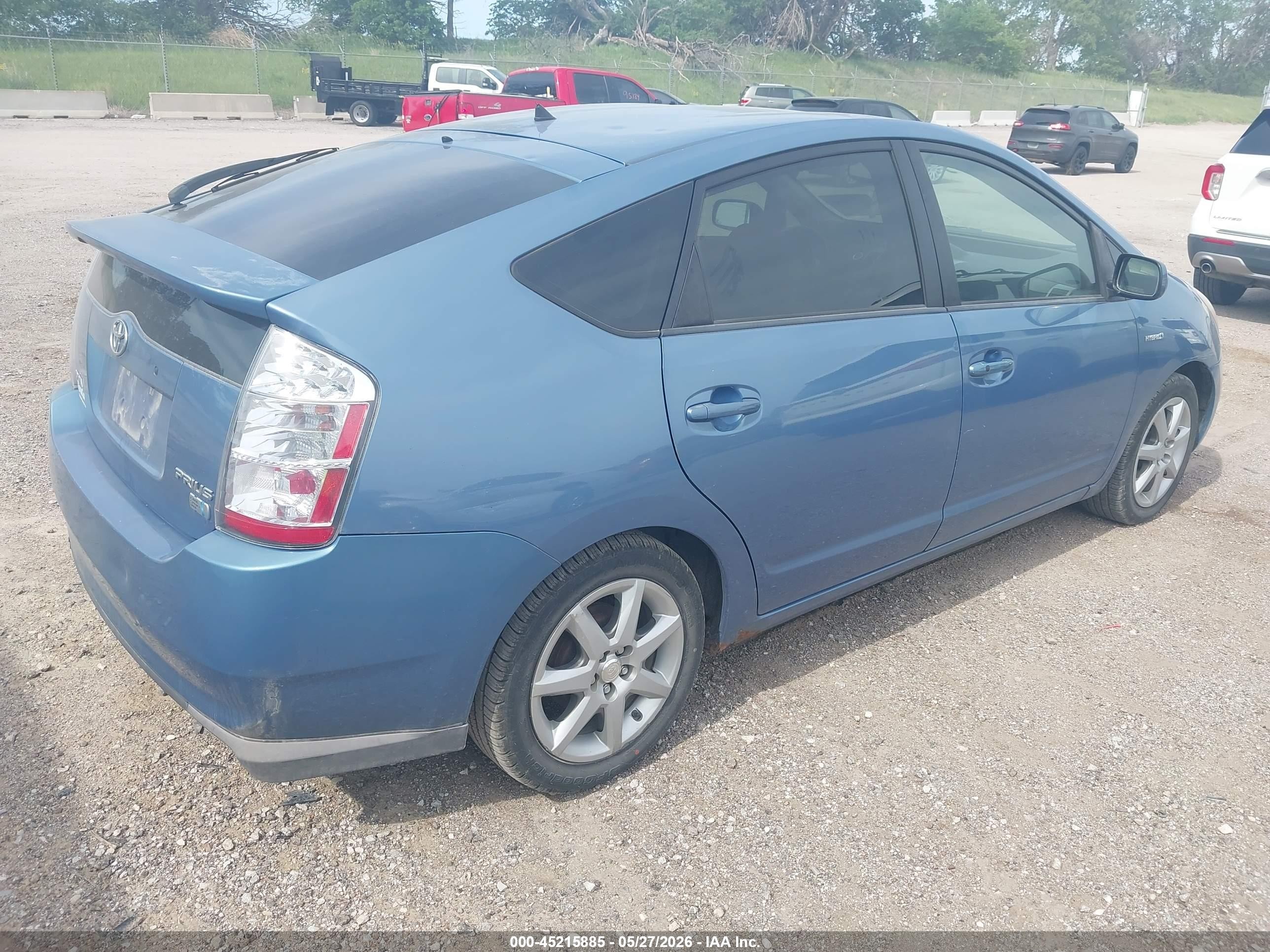 2009 Toyota Prius Touring Light Blue vin: JTDKB20U997836167