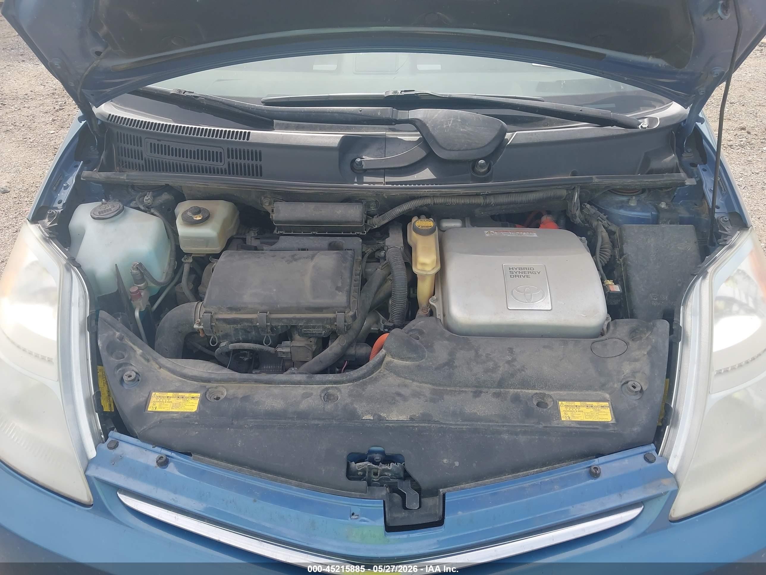 2009 Toyota Prius Touring Light Blue vin: JTDKB20U997836167