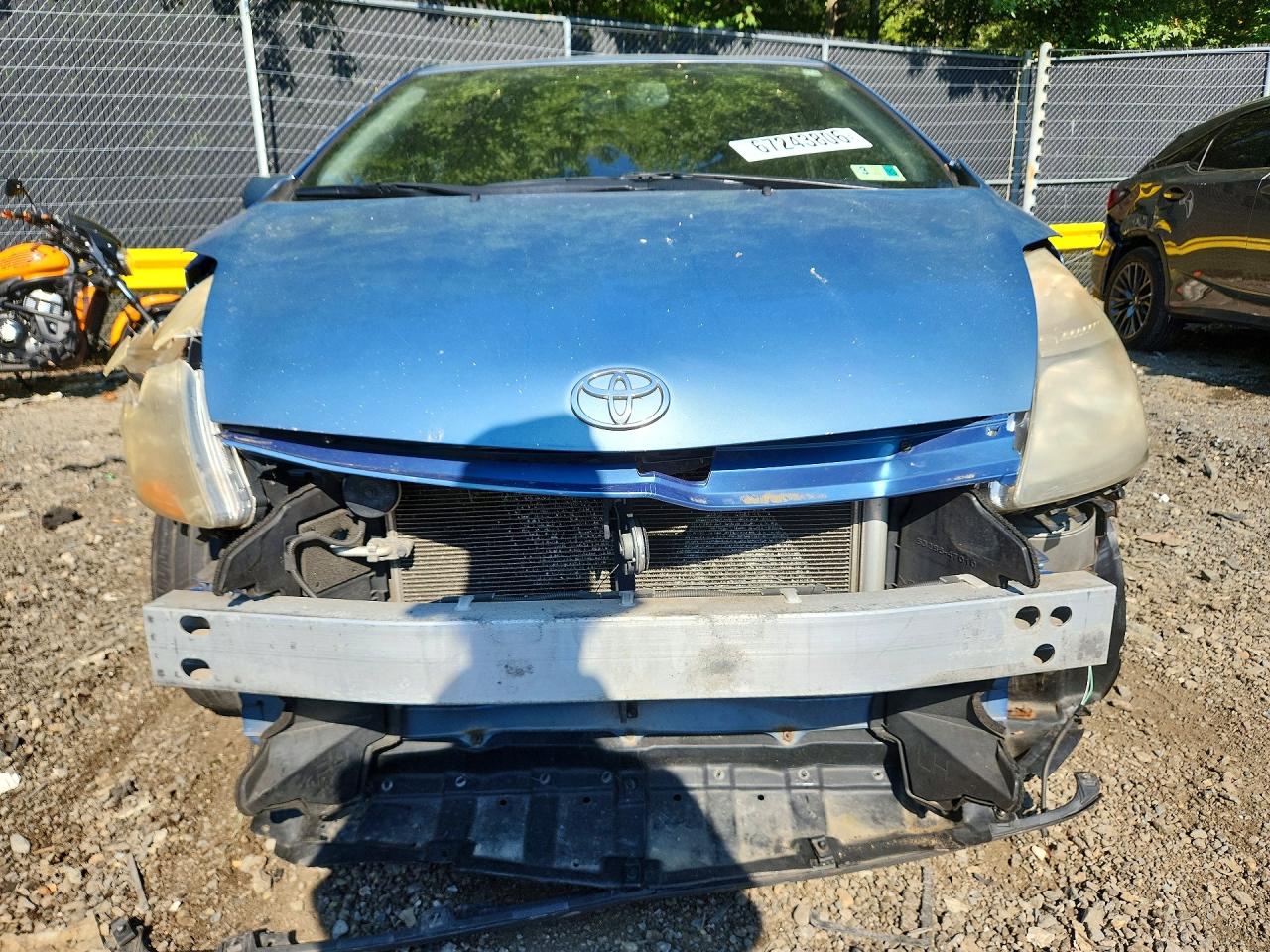 2009 Toyota Prius Base Blue vin: JTDKB20U997845788