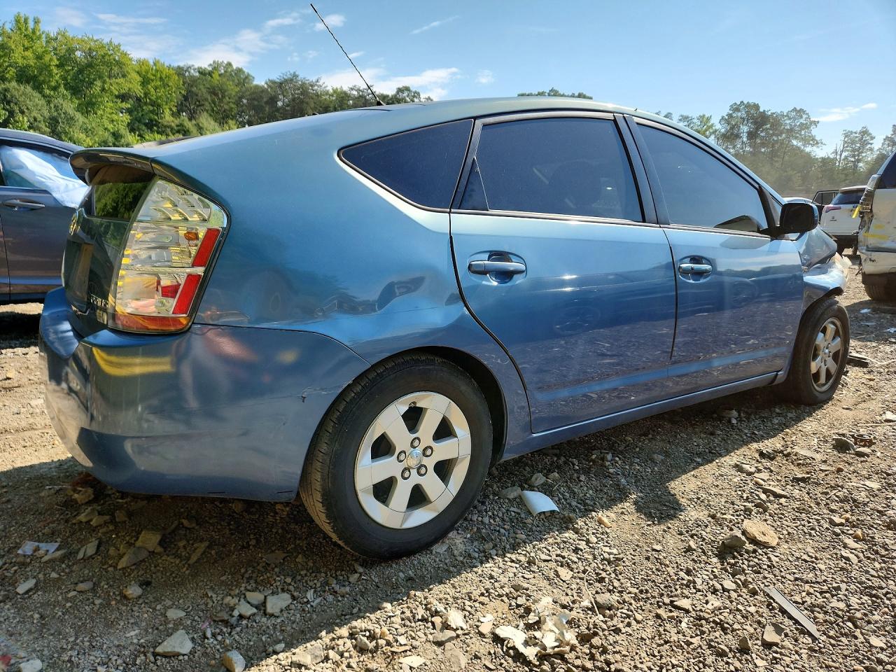 2009 Toyota Prius Base Blue vin: JTDKB20U997845788