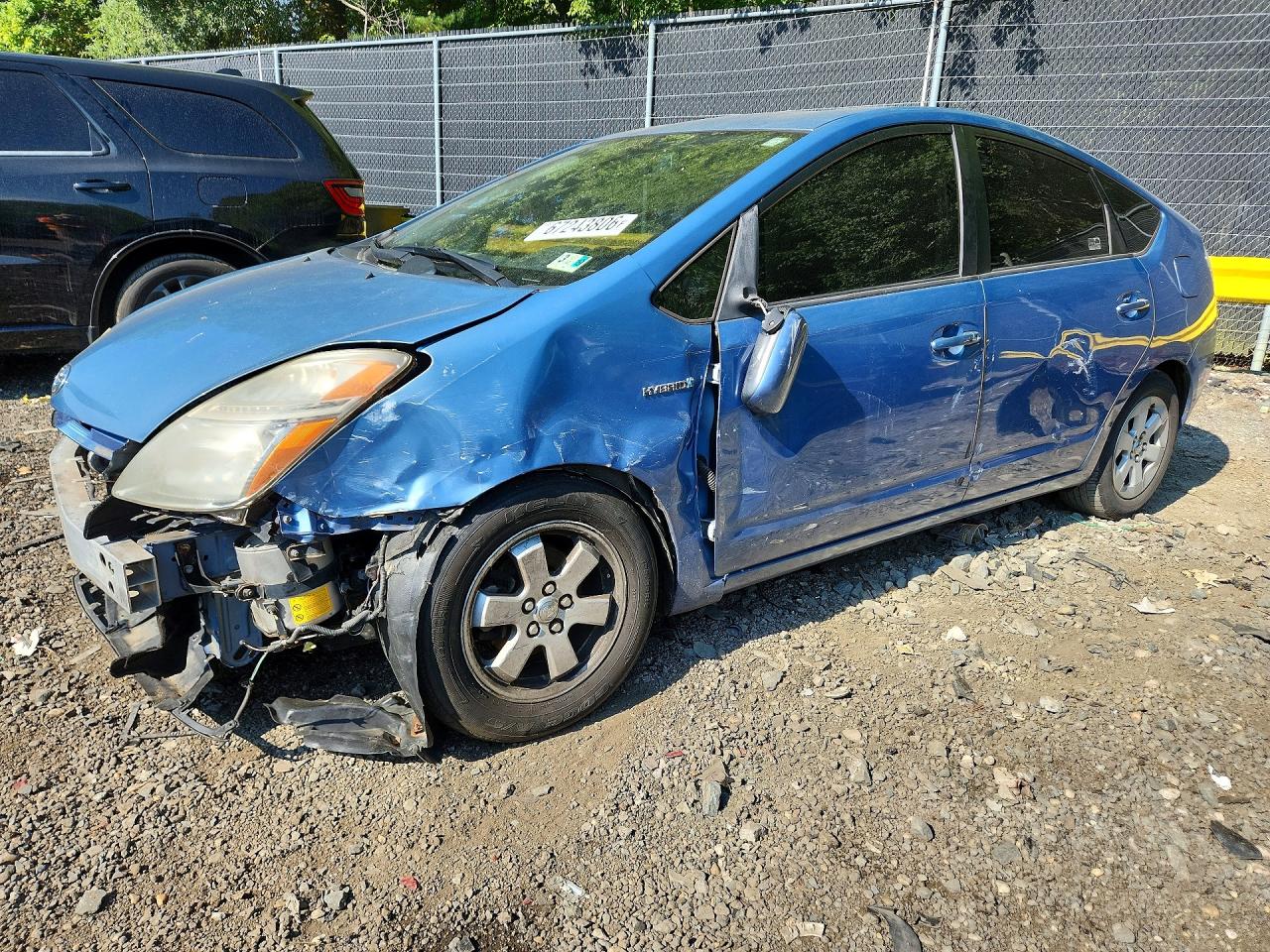 2009 Toyota Prius Base Blue vin: JTDKB20U997845788