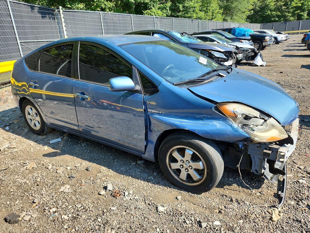 2009 Toyota Prius Base Blue vin: JTDKB20U997845788