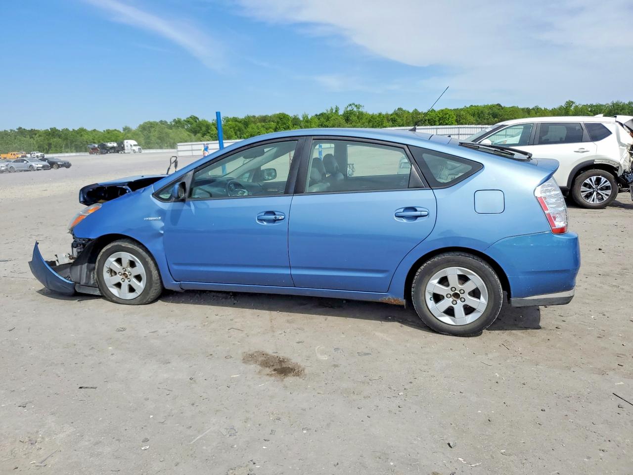 2009 Toyota Prius Base Blue vin: JTDKB20U997858783