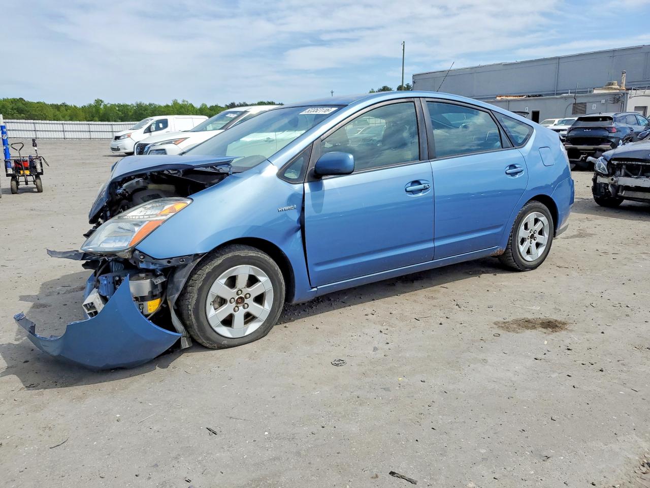 2009 Toyota Prius Base Blue vin: JTDKB20U997858783