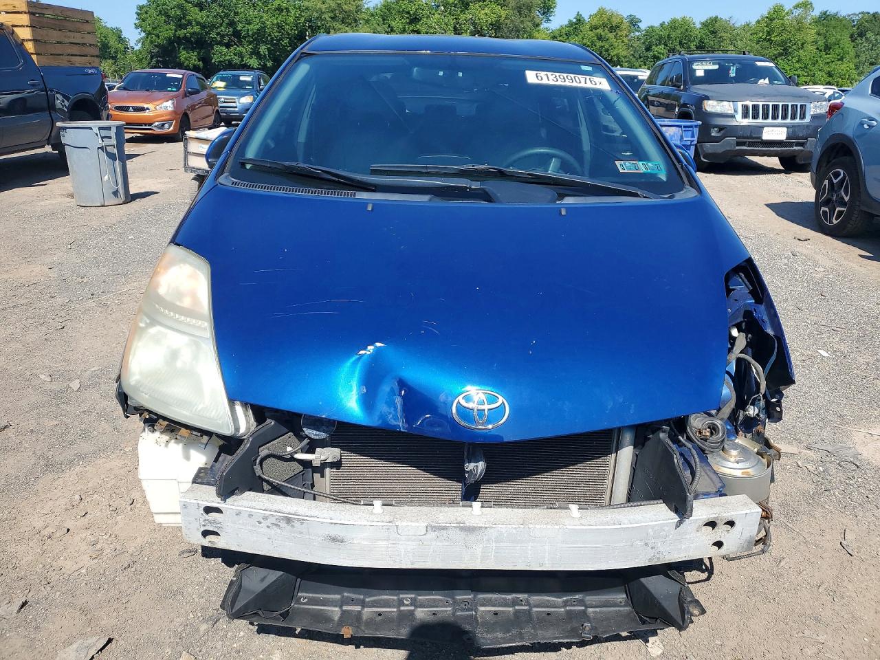 2009 Toyota Prius Base Blue vin: JTDKB20U997867807
