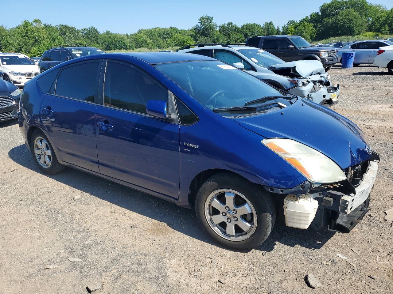 2009 Toyota Prius Base Blue vin: JTDKB20U997867807