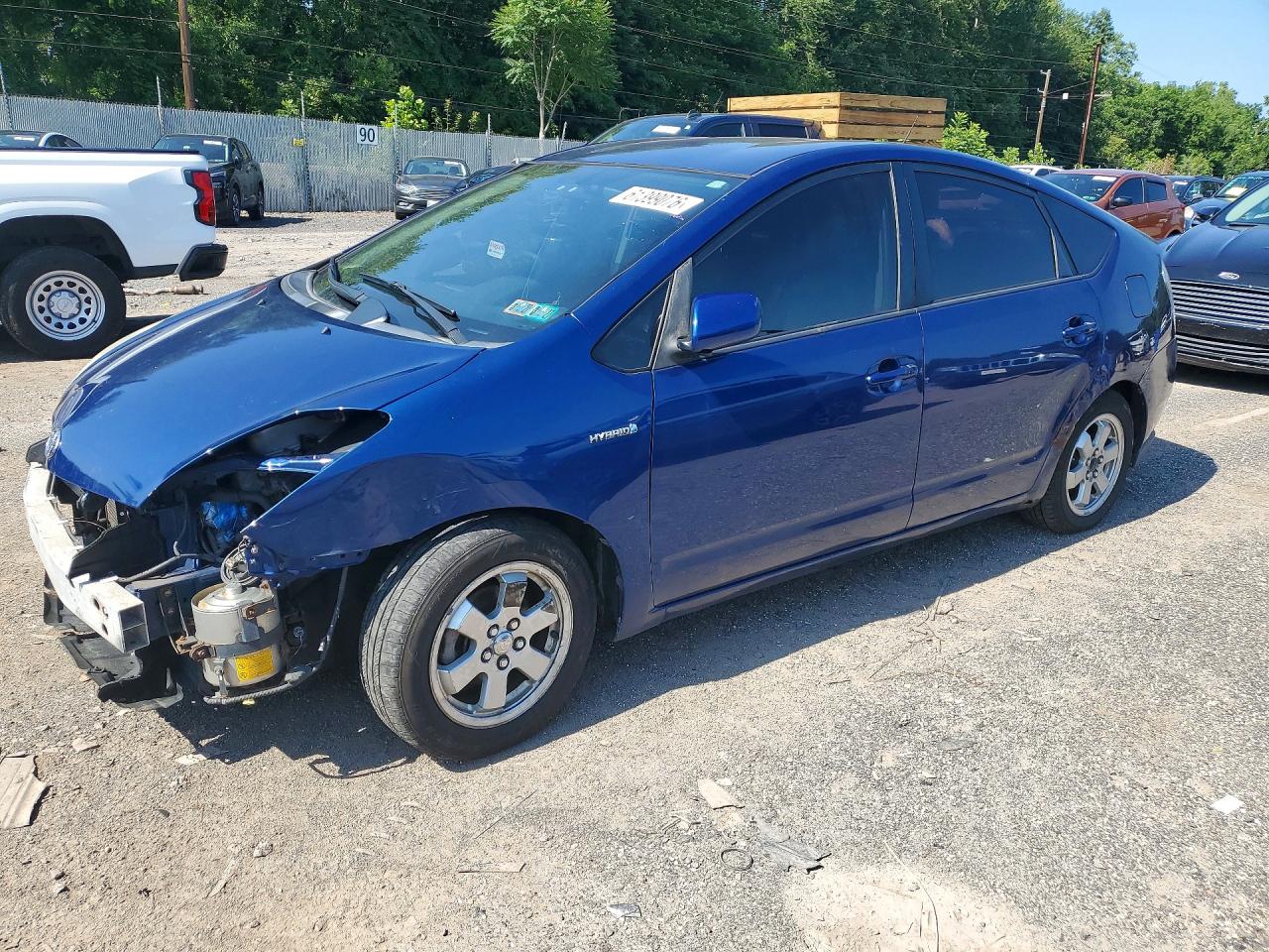 2009 Toyota Prius Base Blue vin: JTDKB20U997867807