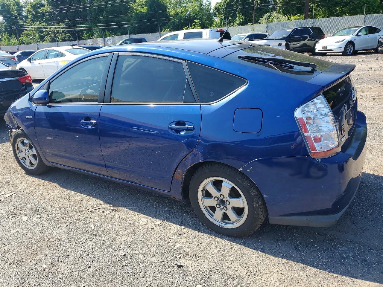 2009 Toyota Prius Base Blue vin: JTDKB20U997867807