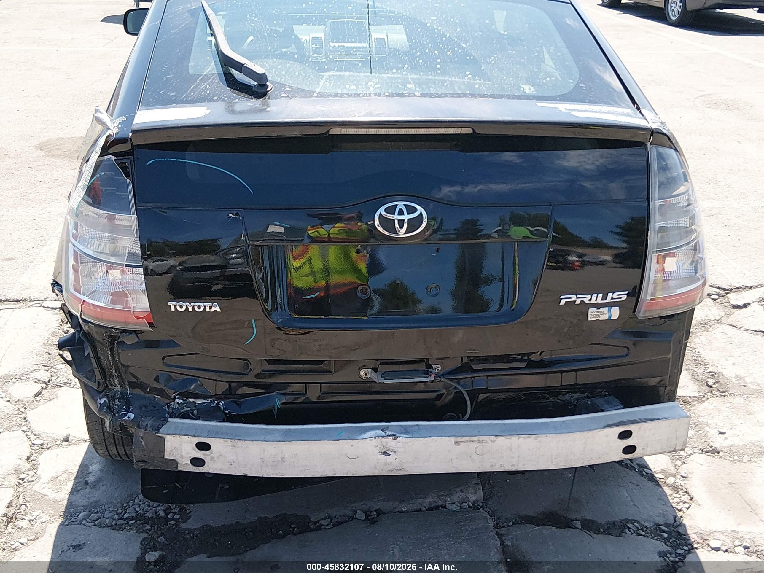 2005 Toyota Prius   Black vin: JTDKB20US53055267