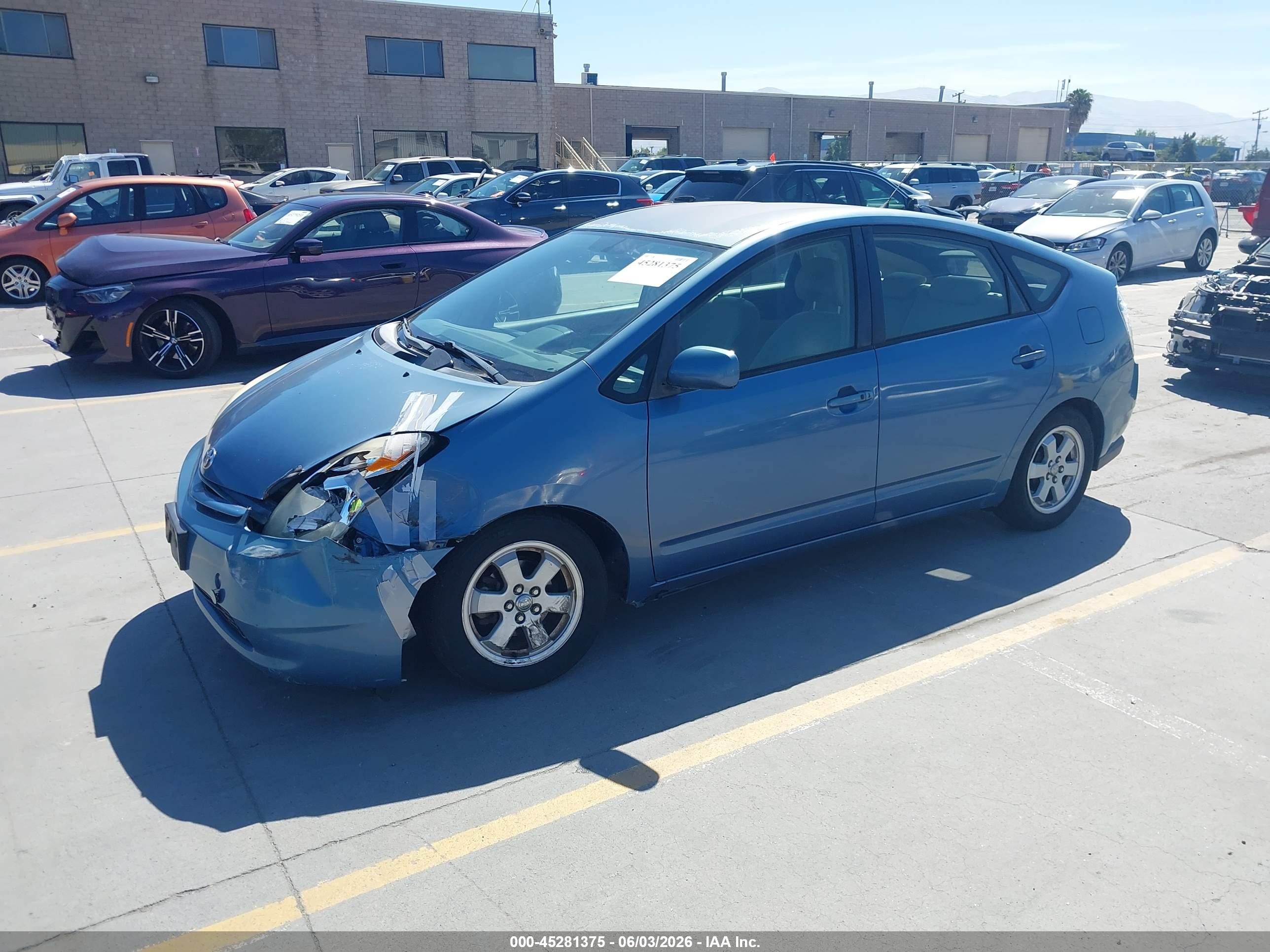 2004 Toyota Prius   Синий vin: JTDKB20UX40007044