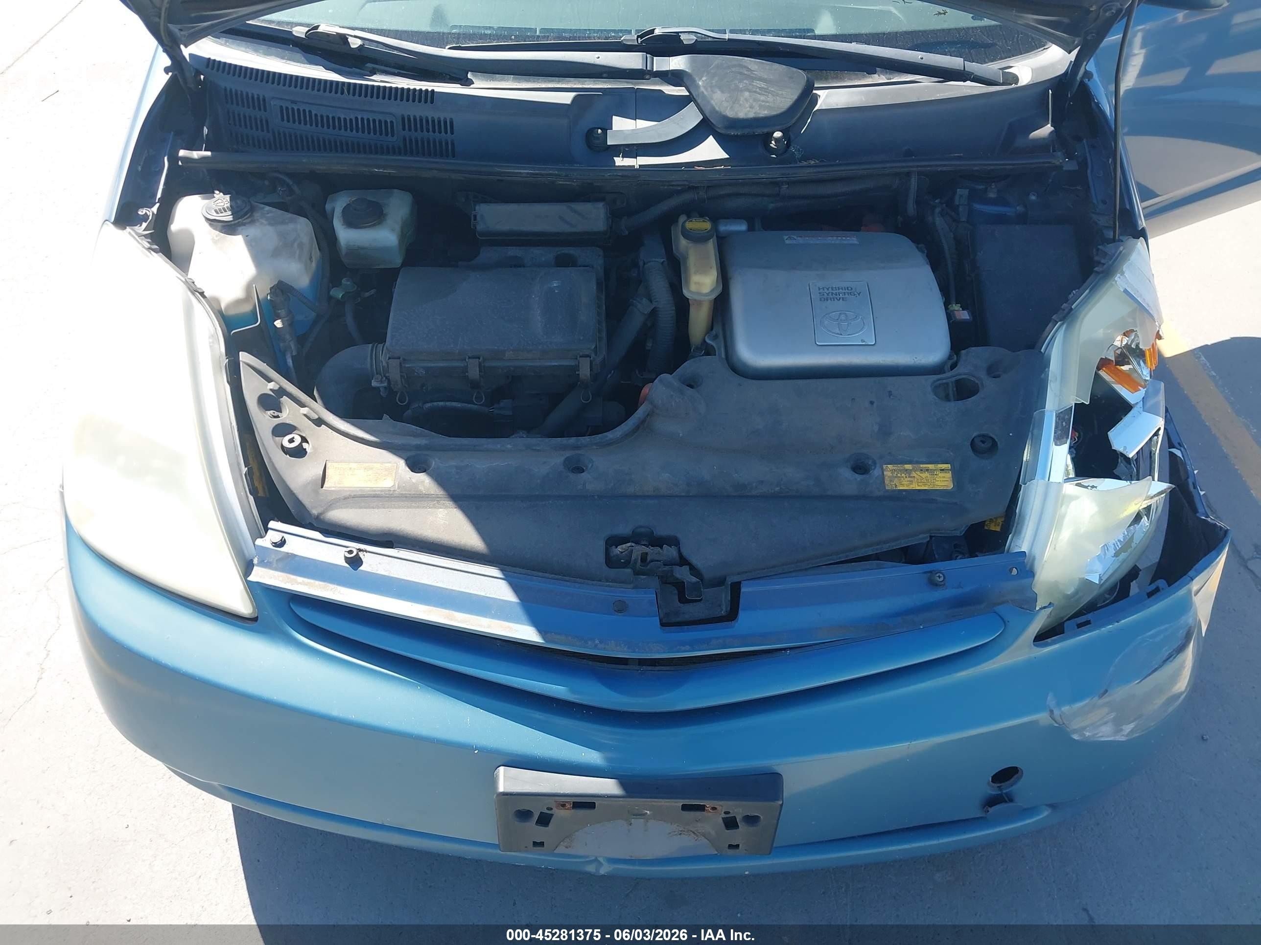 2004 Toyota Prius   Синий vin: JTDKB20UX40007044