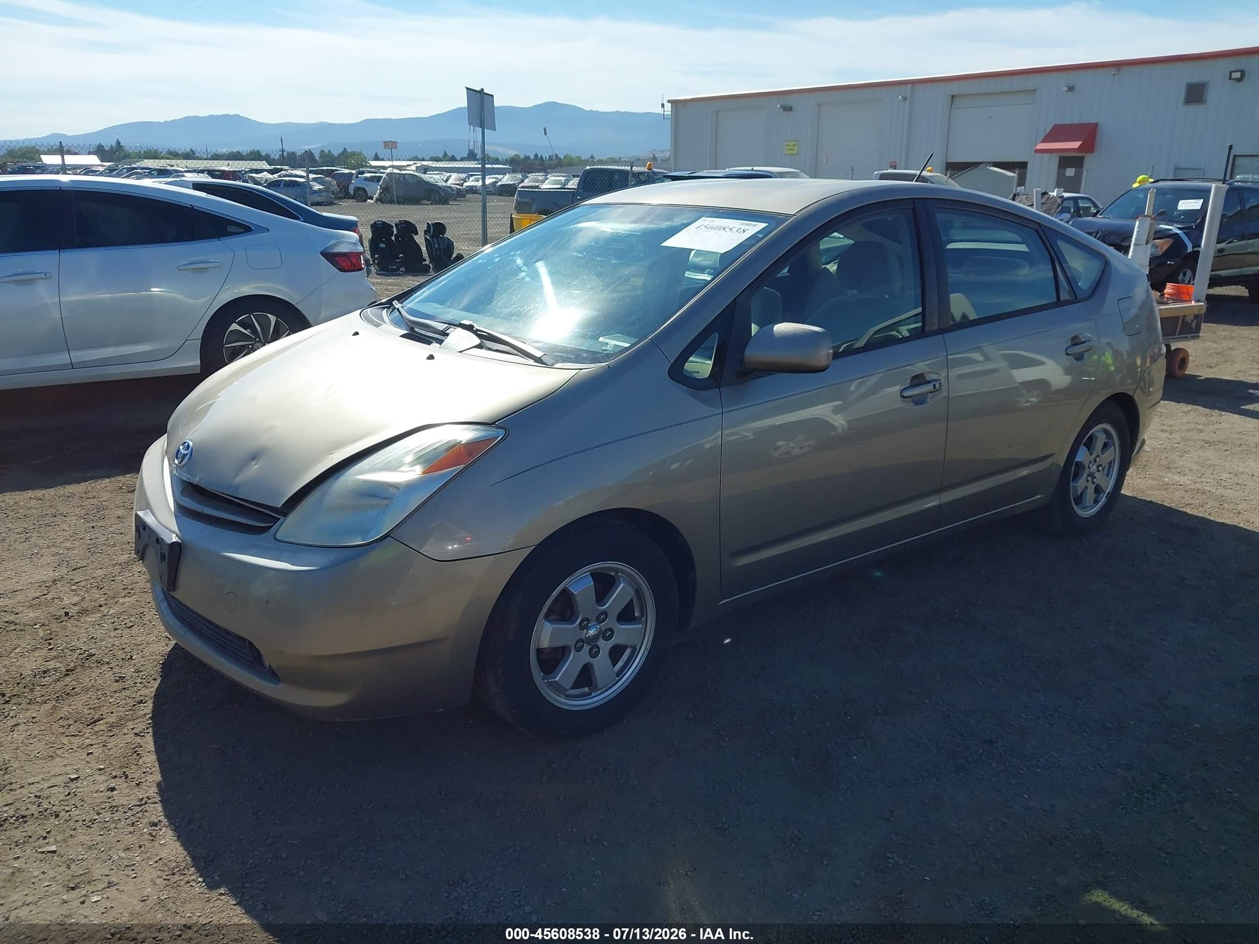 2004 Toyota Prius   Brown vin: JTDKB20UX40057345