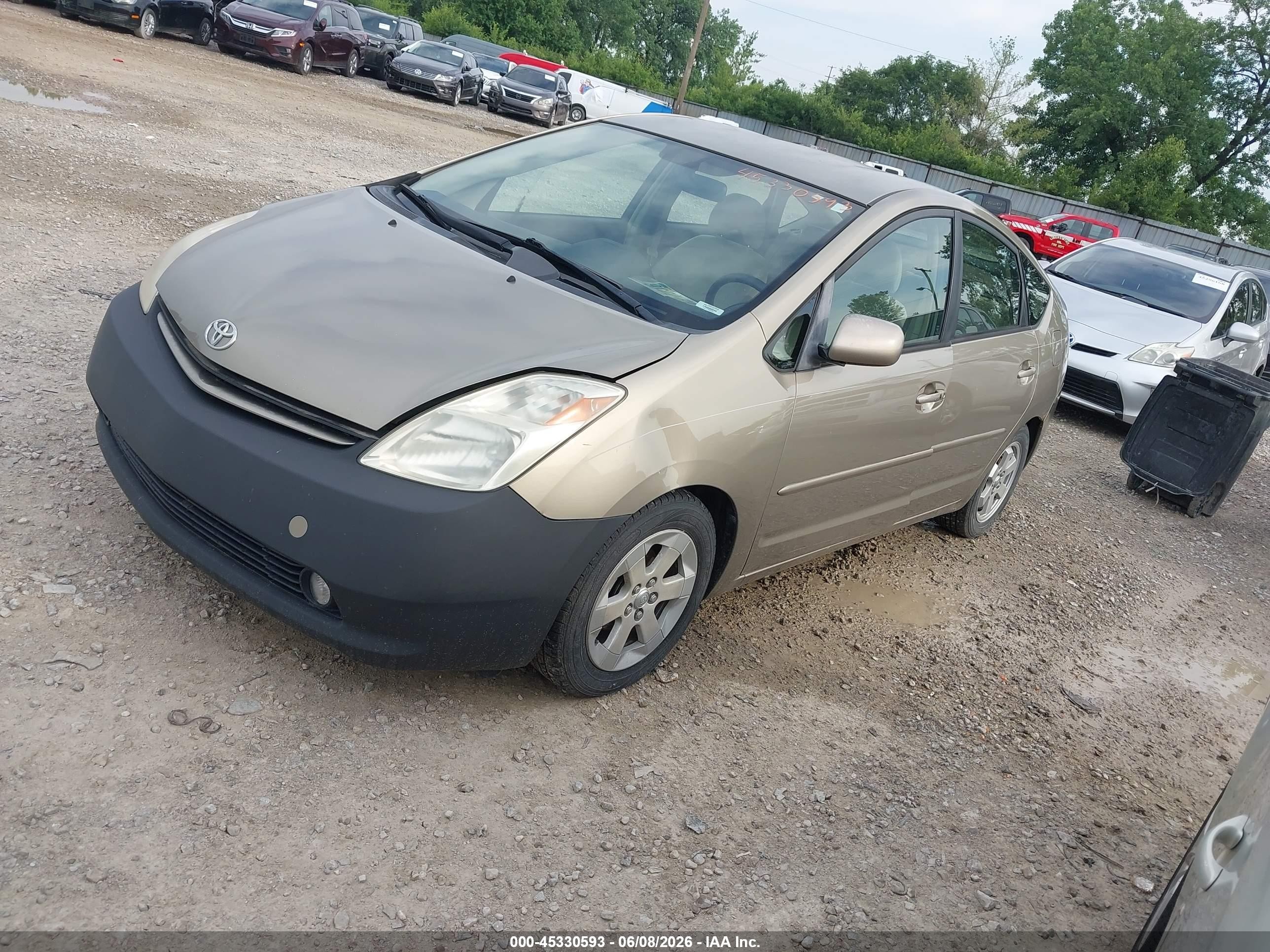 2005 Toyota Prius   Brown vin: JTDKB20UX50128156