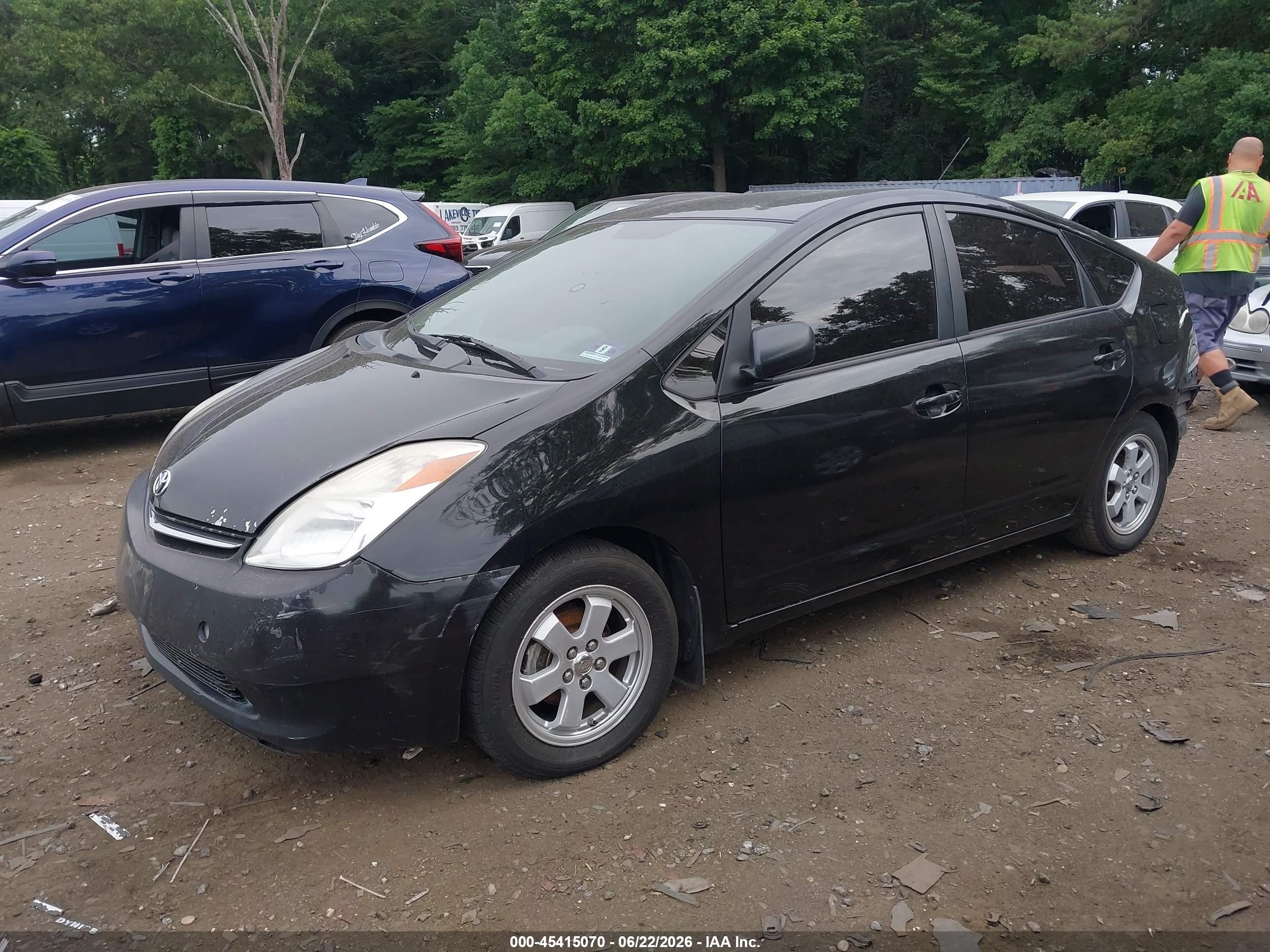2005 Toyota Prius   Черный vin: JTDKB20UX53008999
