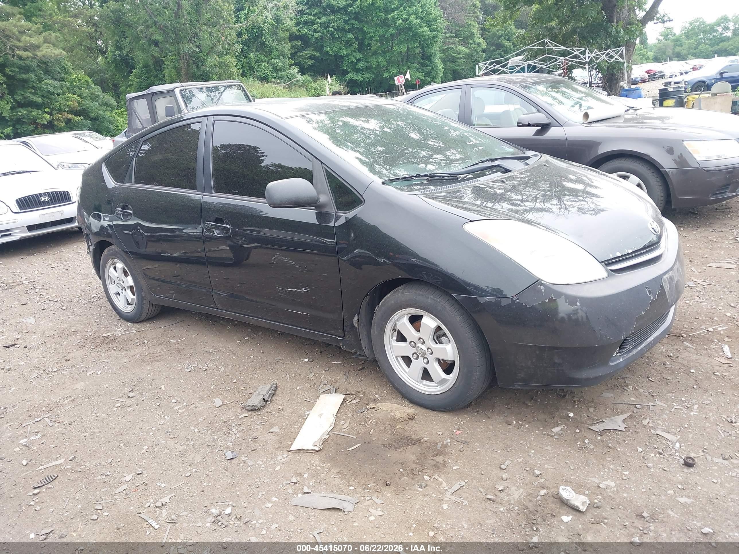 2005 Toyota Prius   Черный vin: JTDKB20UX53008999