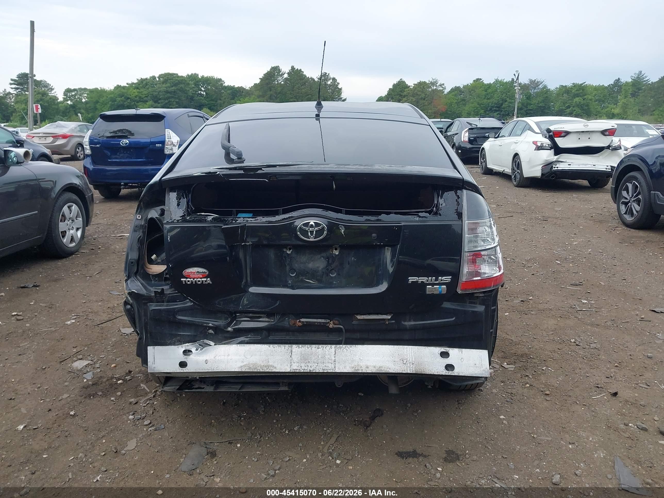 2005 Toyota Prius   Черный vin: JTDKB20UX53008999