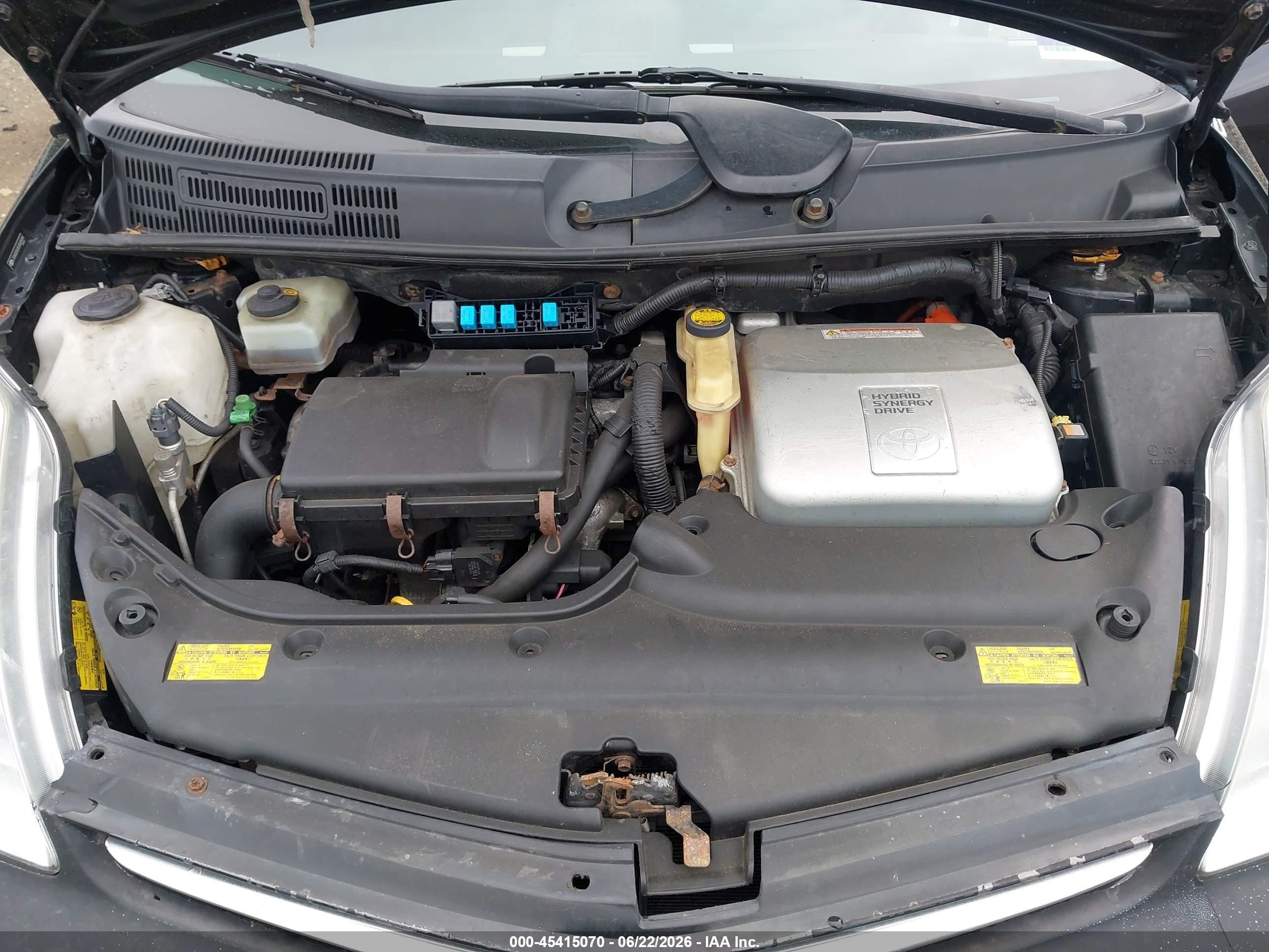 2005 Toyota Prius   Черный vin: JTDKB20UX53008999