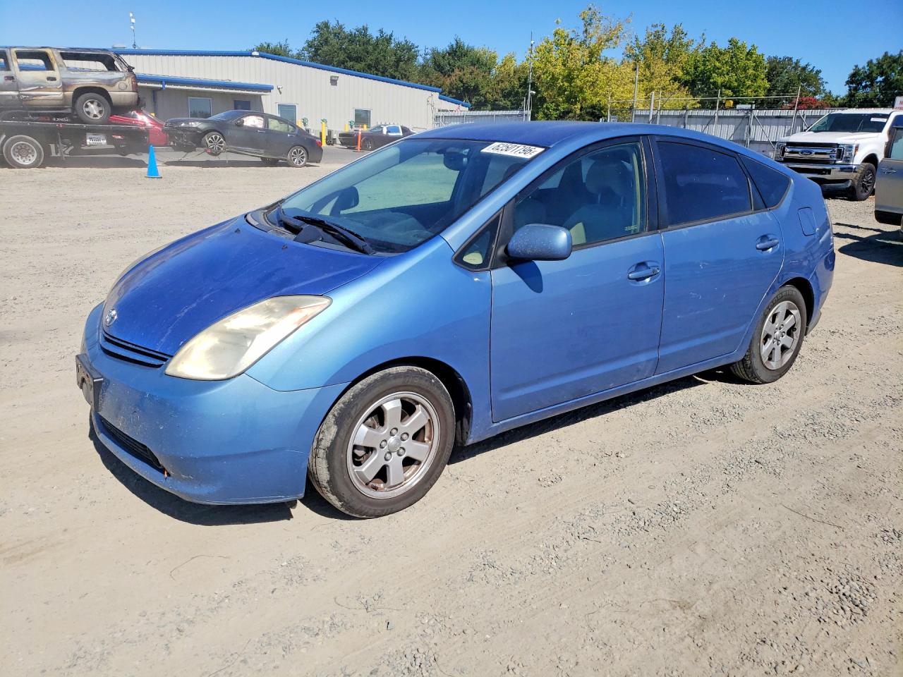 2005 Toyota Prius Base Синий vin: JTDKB20UX53077997
