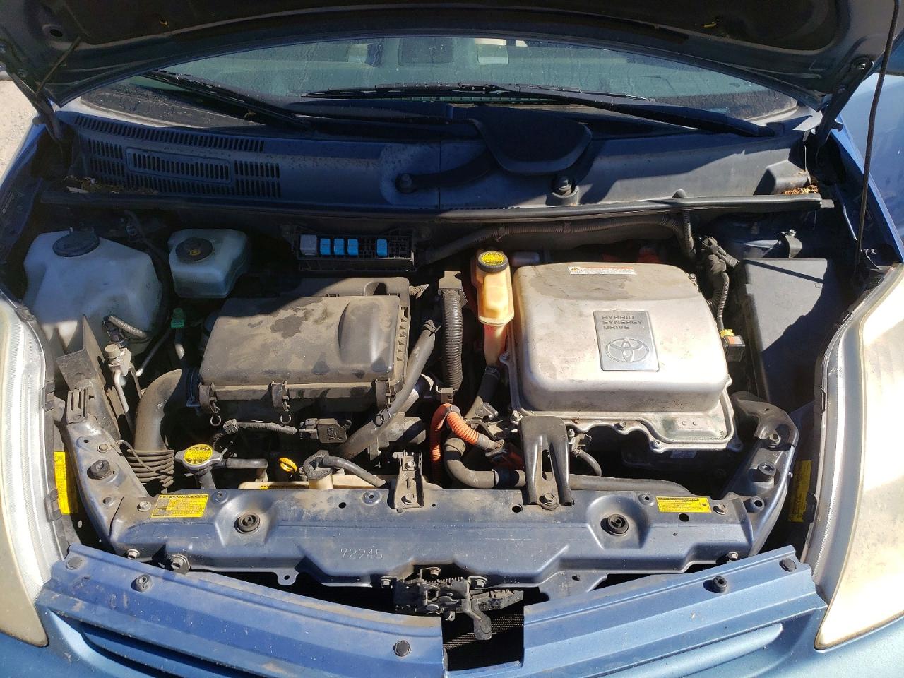2005 Toyota Prius Base Blue vin: JTDKB20UX53077997