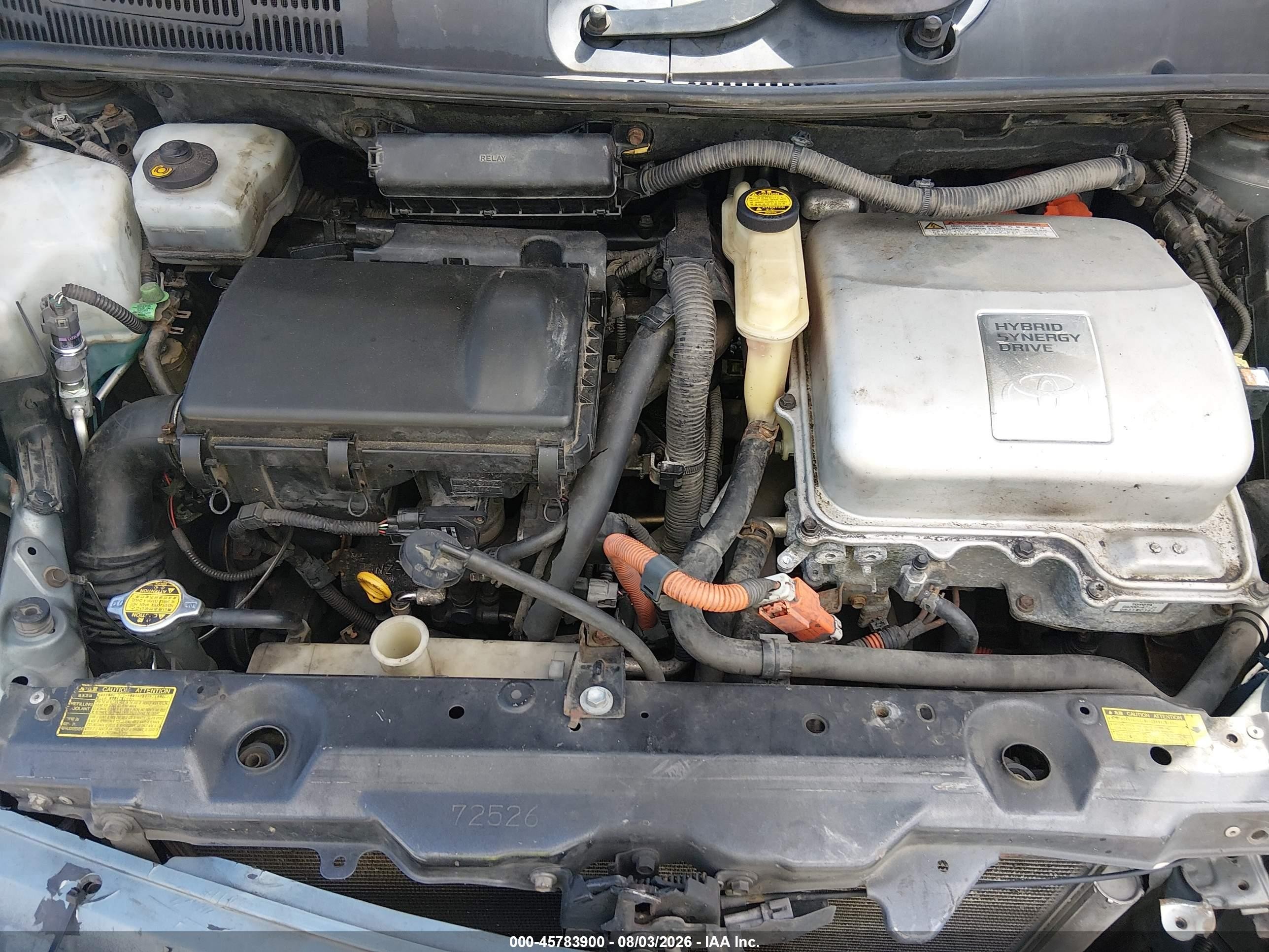 2005 Toyota Prius   Gray vin: JTDKB20UX53085212