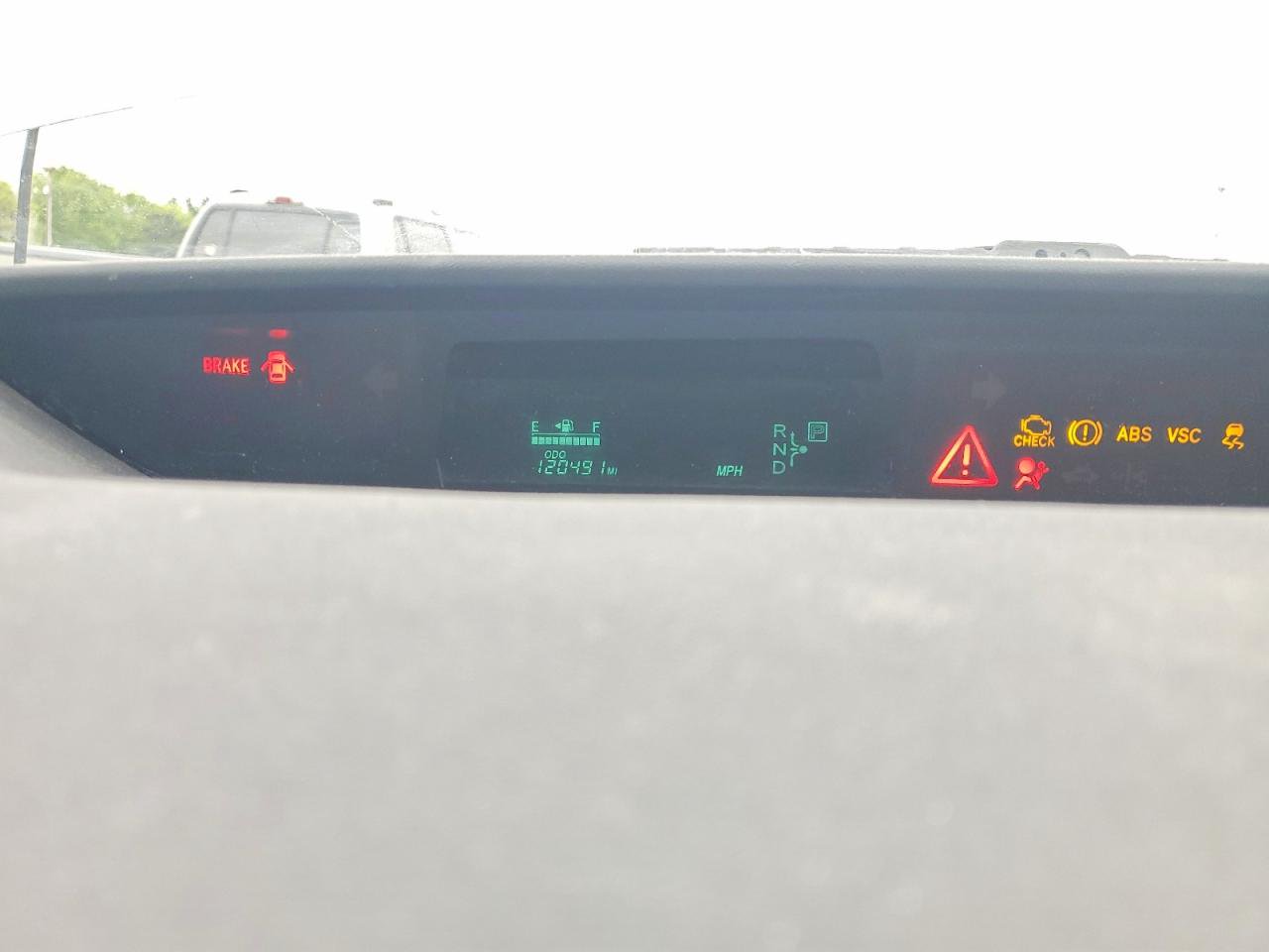 2005 Toyota Prius Base White vin: JTDKB20UX53087087