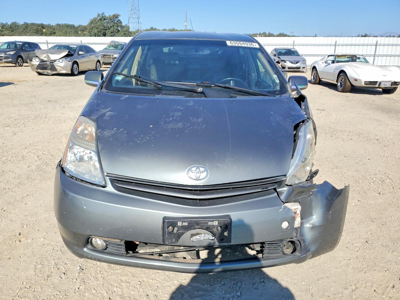 2005 Toyota Prius Серый vin: JTDKB20UX53101439