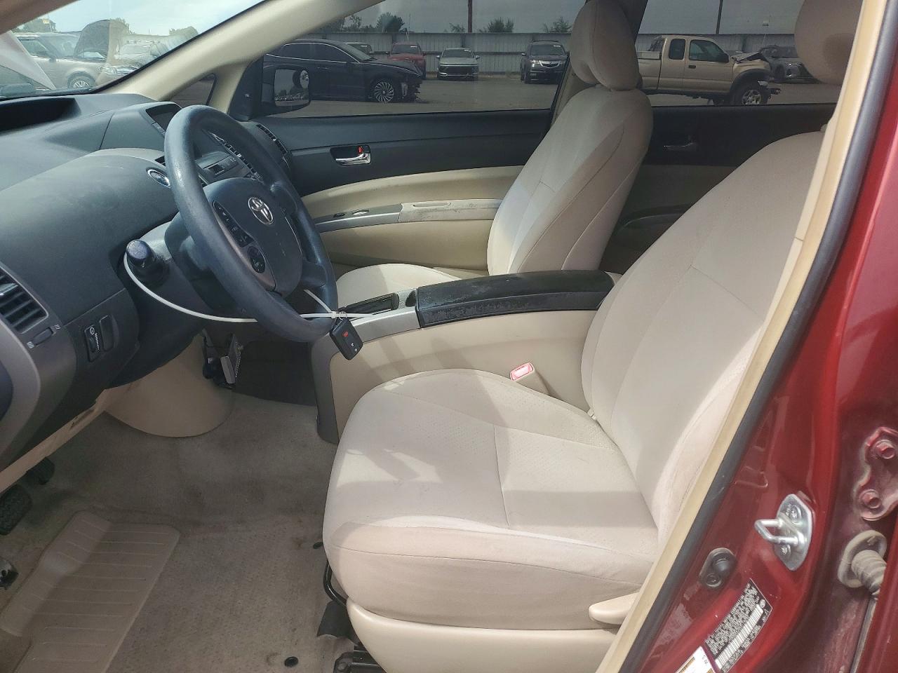 2005 Toyota Prius Base Бордовый vin: JTDKB20UX53115292