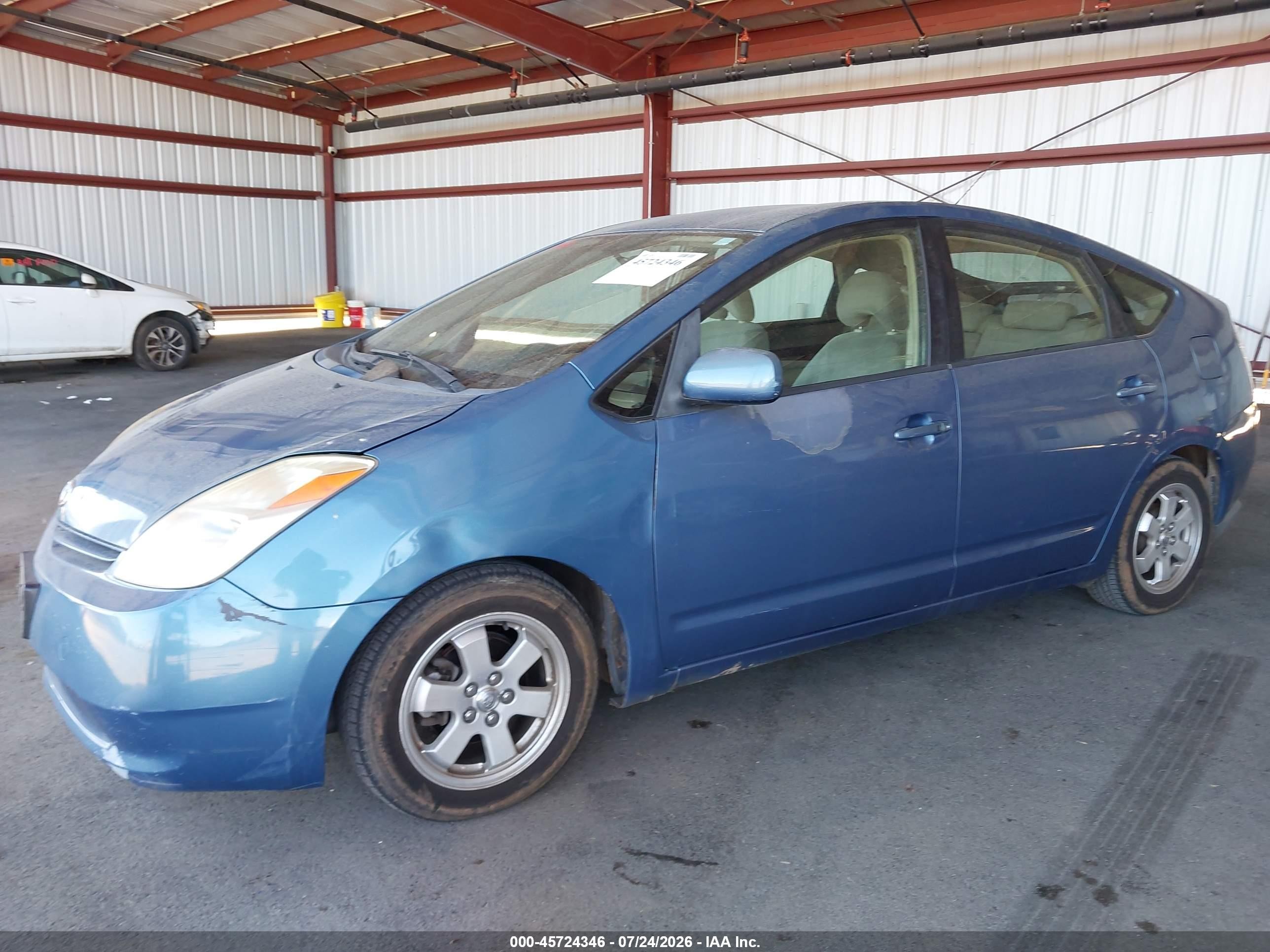 2005 Toyota Prius   Light Blue vin: JTDKB20UX57027724