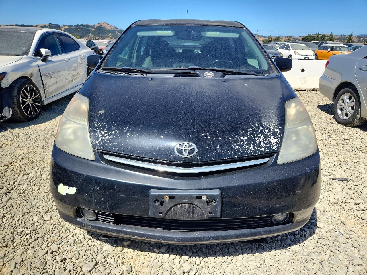 2006 Toyota Prius Base Black vin: JTDKB20UX63156216