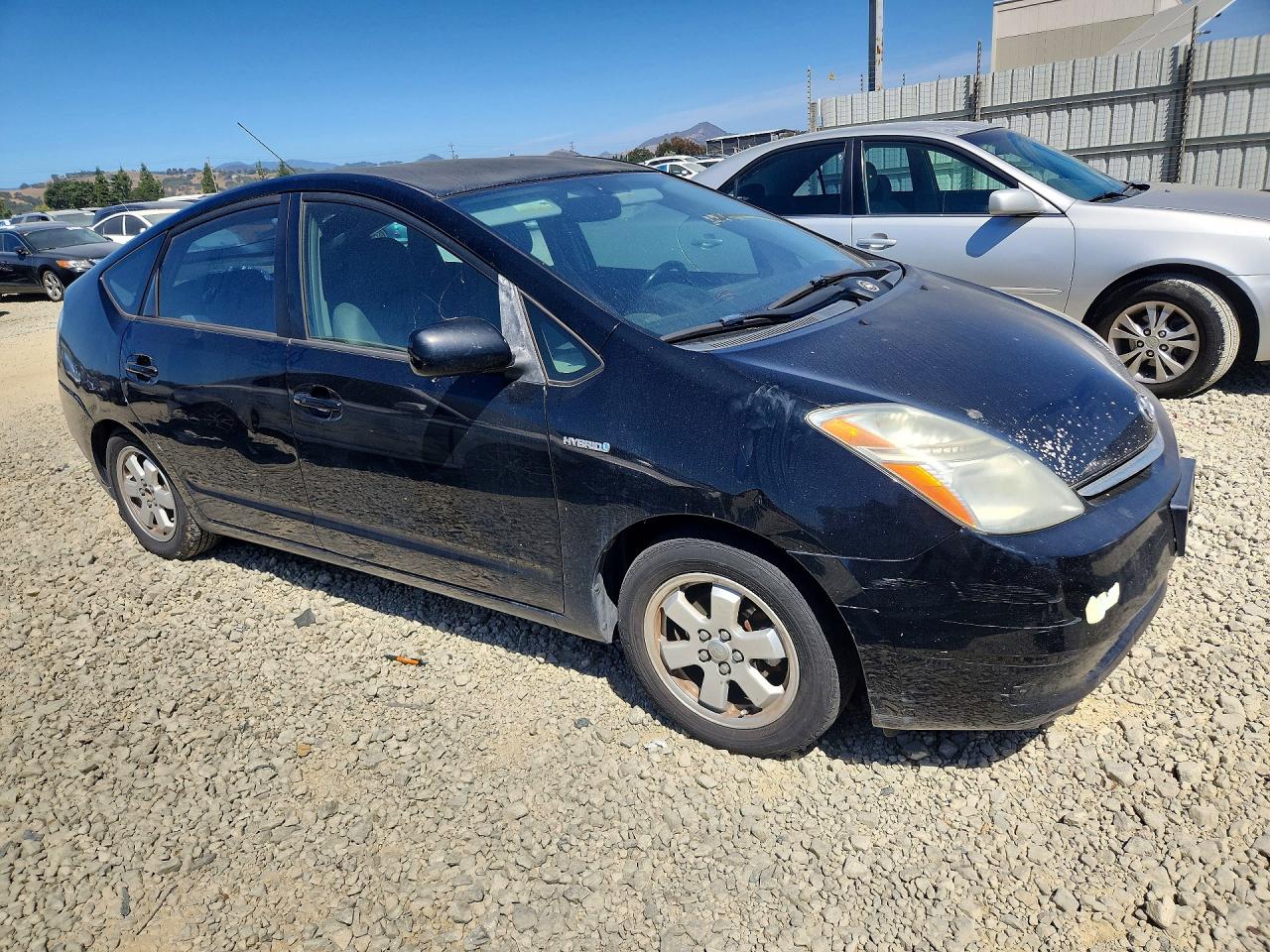 2006 Toyota Prius Base Black vin: JTDKB20UX63156216