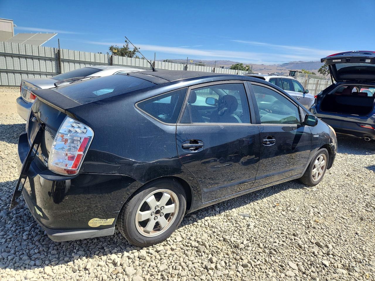 2006 Toyota Prius Base Black vin: JTDKB20UX63156216