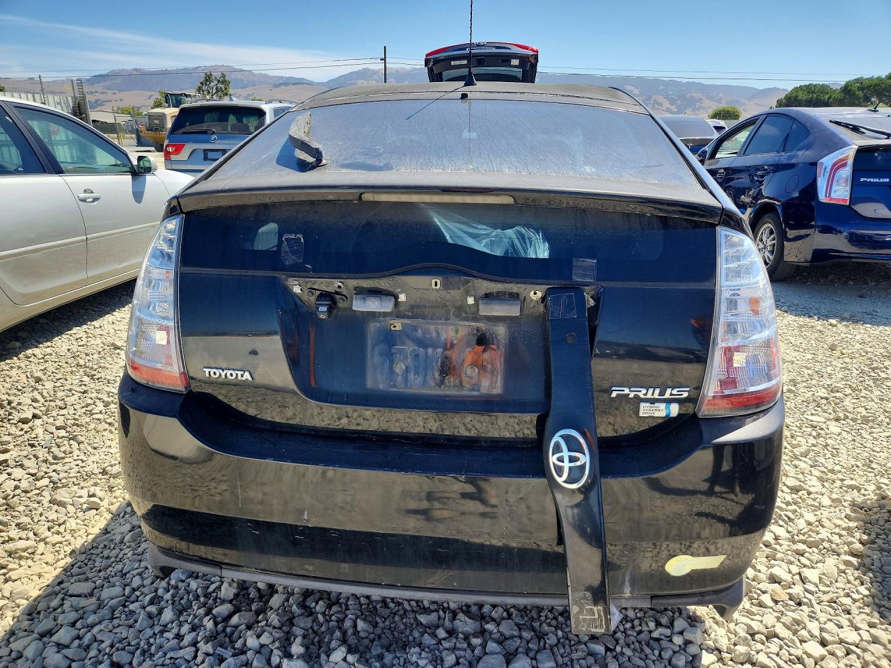 2006 Toyota Prius Base Black vin: JTDKB20UX63156216