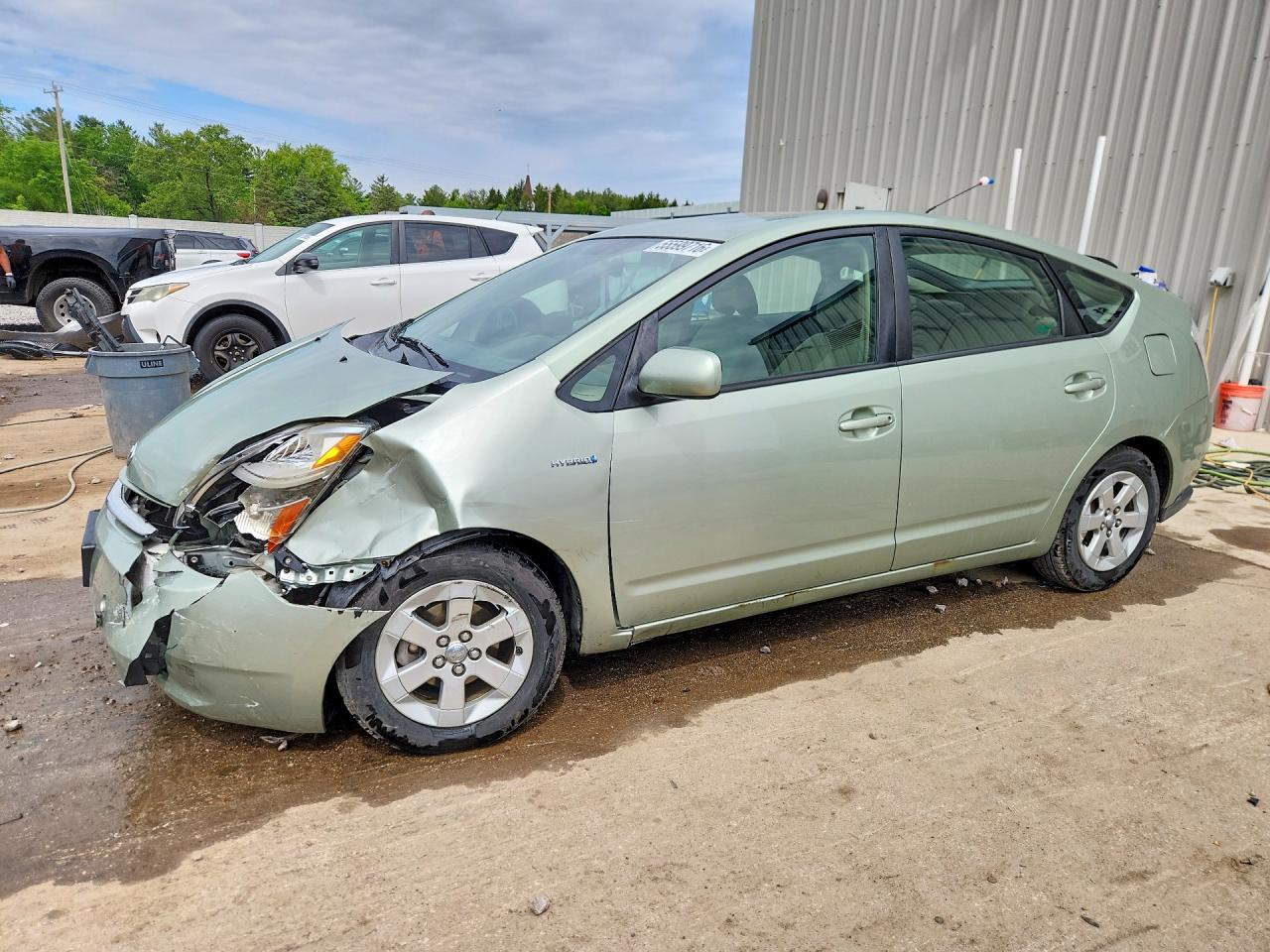 2006 Toyota Prius Base Green vin: JTDKB20UX63172190