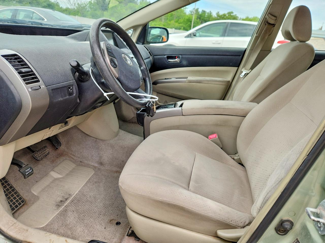 2006 Toyota Prius Base Green vin: JTDKB20UX63172190