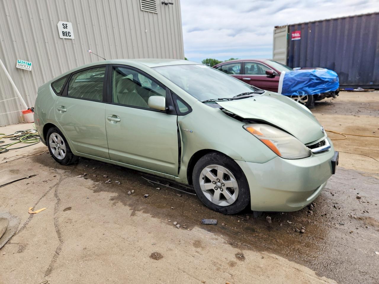 2006 Toyota Prius Base Green vin: JTDKB20UX63172190