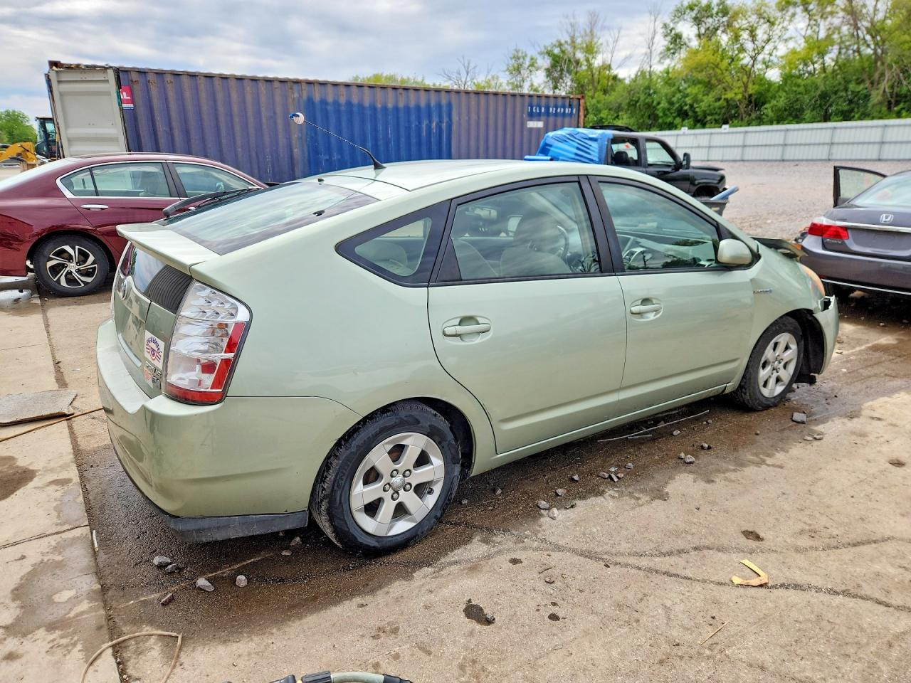 2006 Toyota Prius Base Green vin: JTDKB20UX63172190