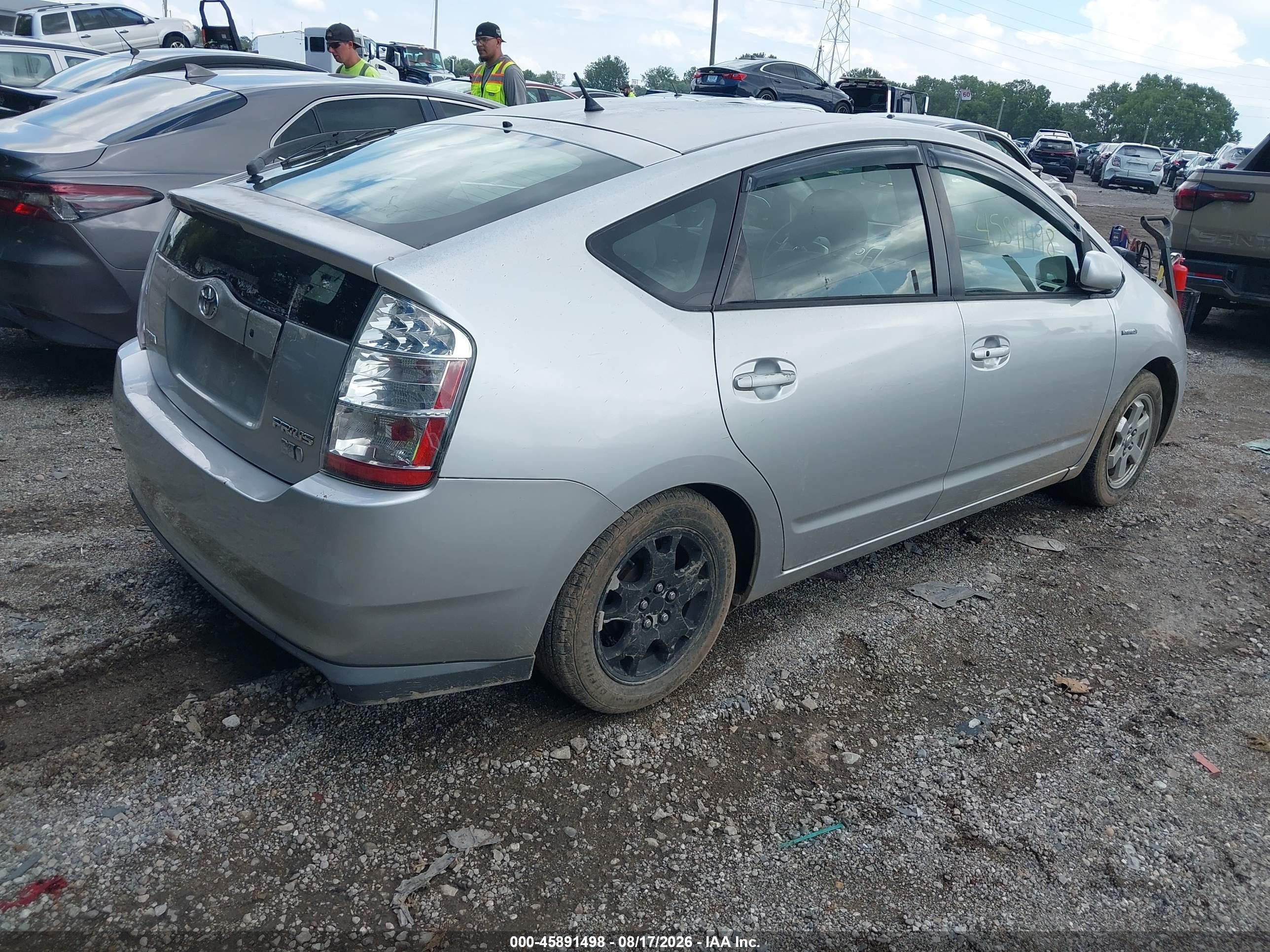 2006 Toyota Prius   Silver vin: JTDKB20UX63186865