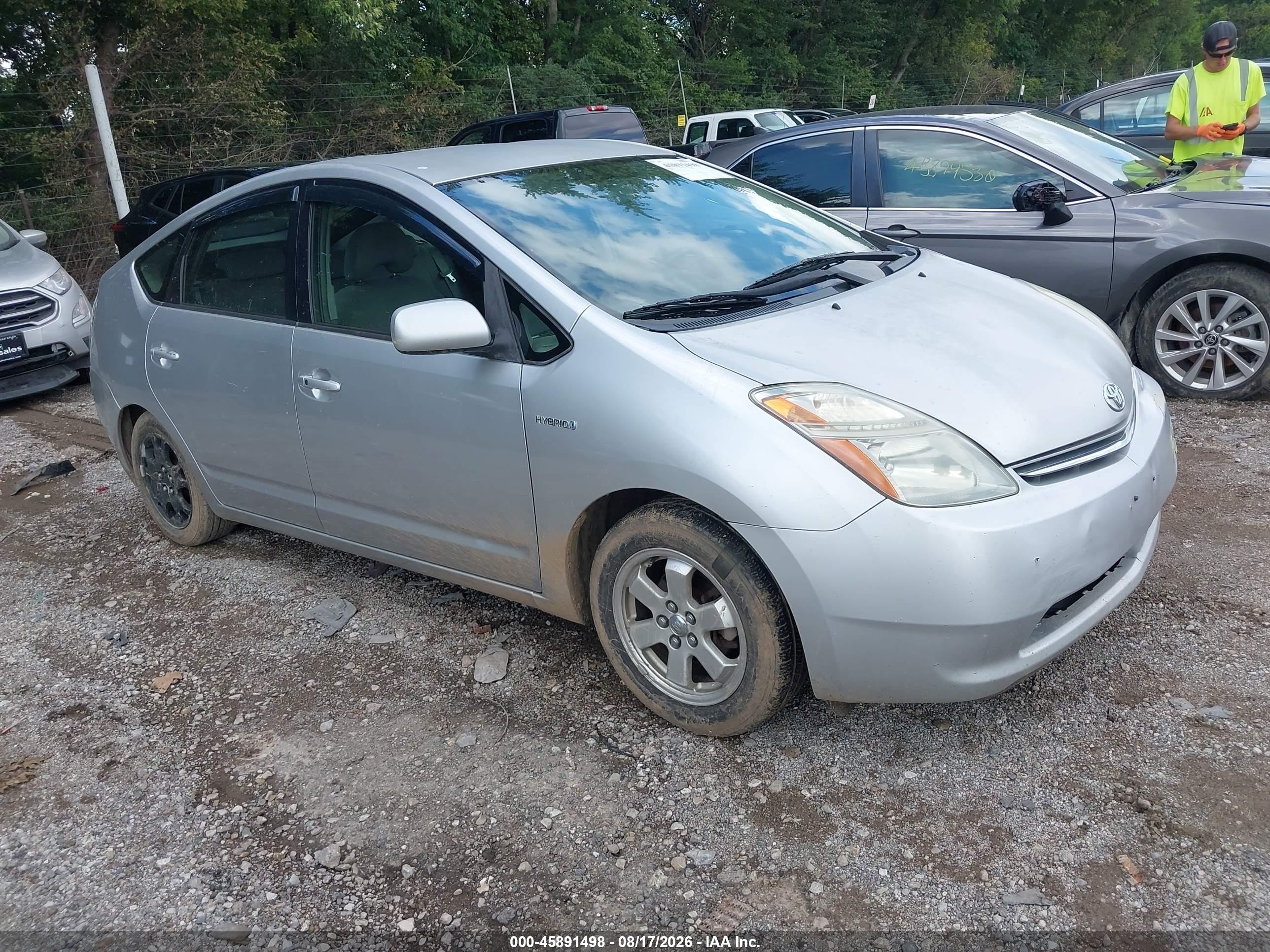 2006 Toyota Prius   Silver vin: JTDKB20UX63186865