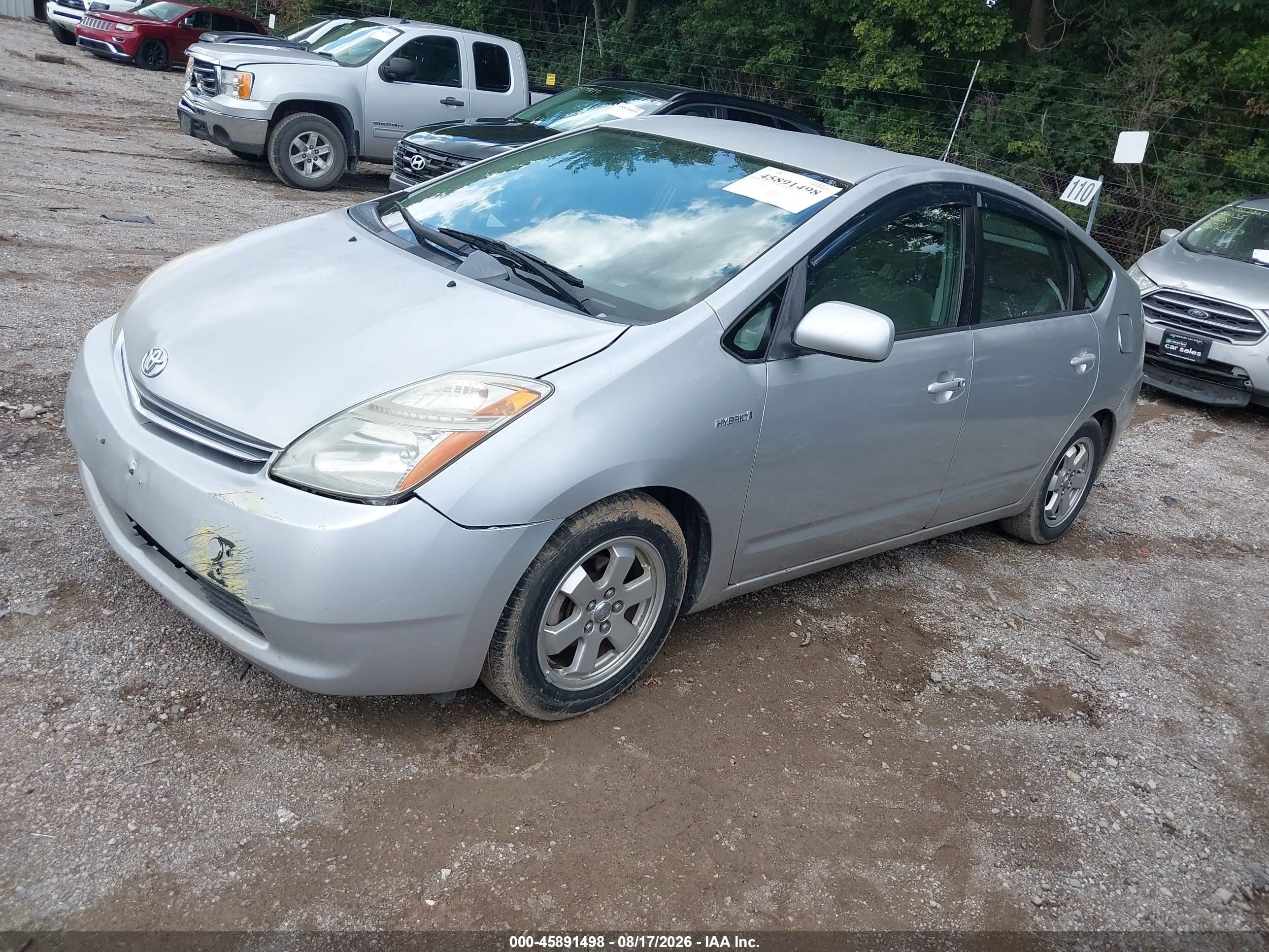 2006 Toyota Prius   Silver vin: JTDKB20UX63186865
