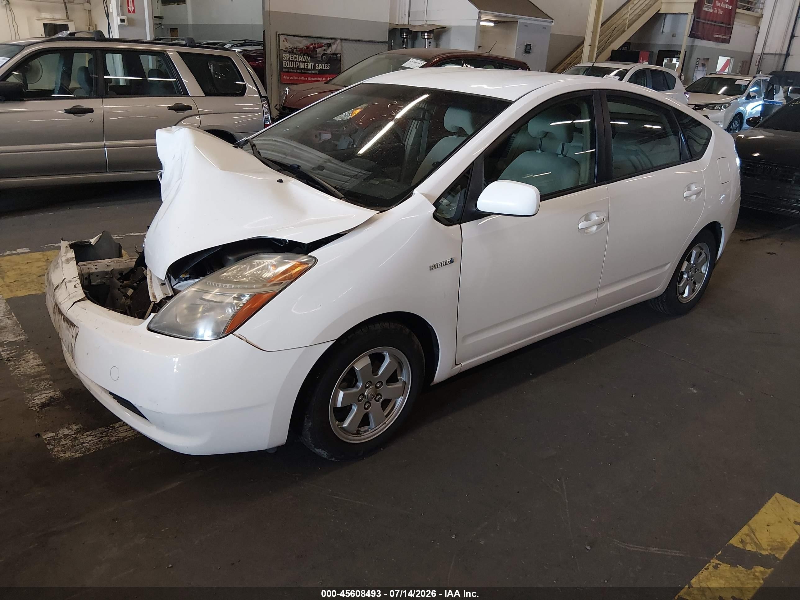 2006 Toyota Prius   White vin: JTDKB20UX63193850